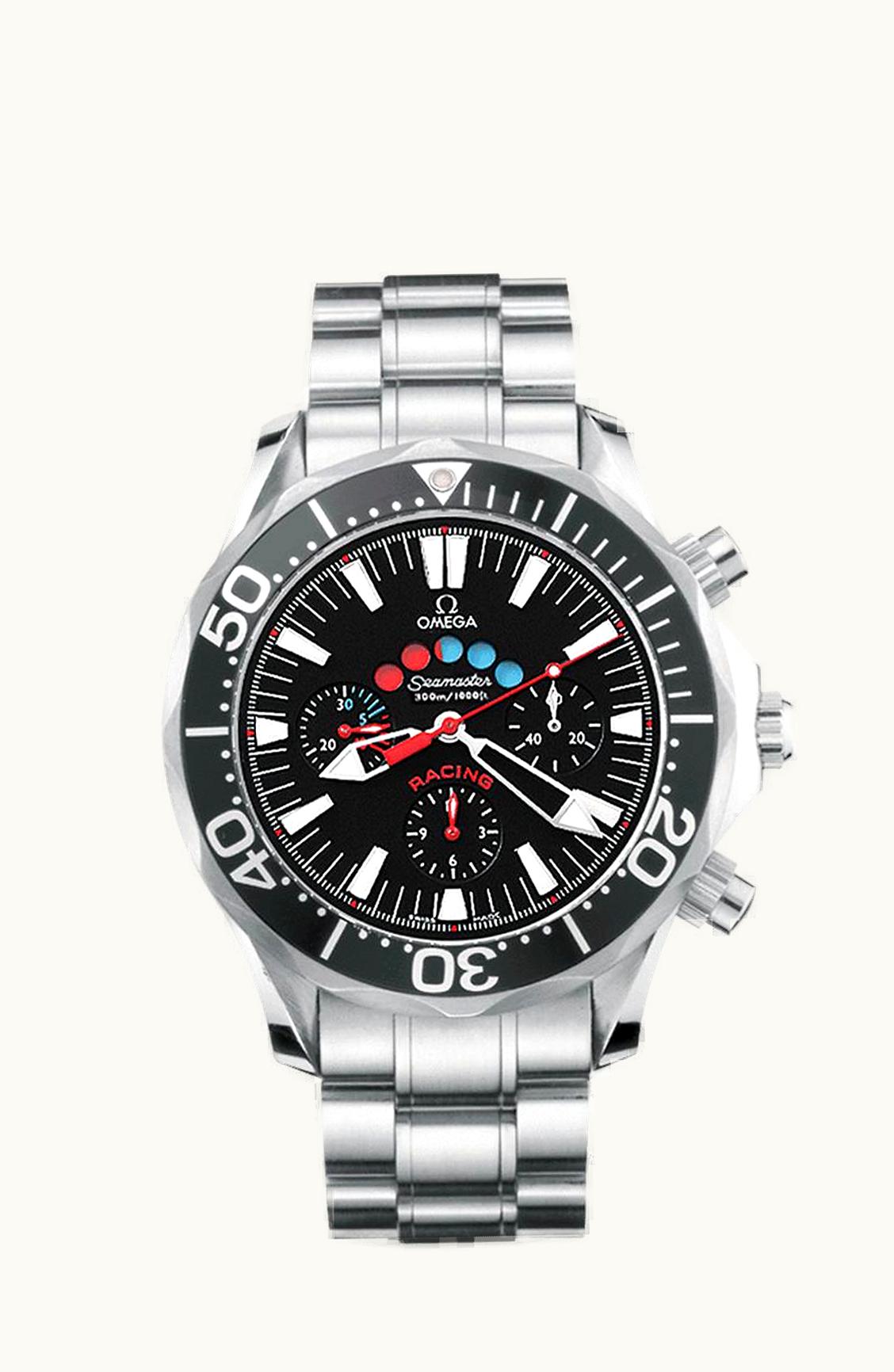 Omega Seamaster Diver 300M Automatic 44 Racing Chronometer Stainless Steel / Black / Rubber