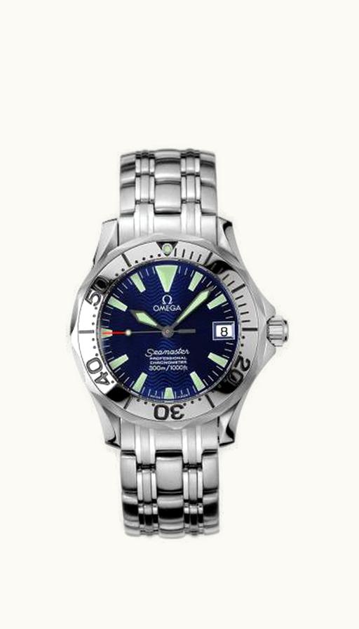 Omega Seamaster Diver 300M Automatic 36.25 Stainless Steel / Electric Blue / Bracelet