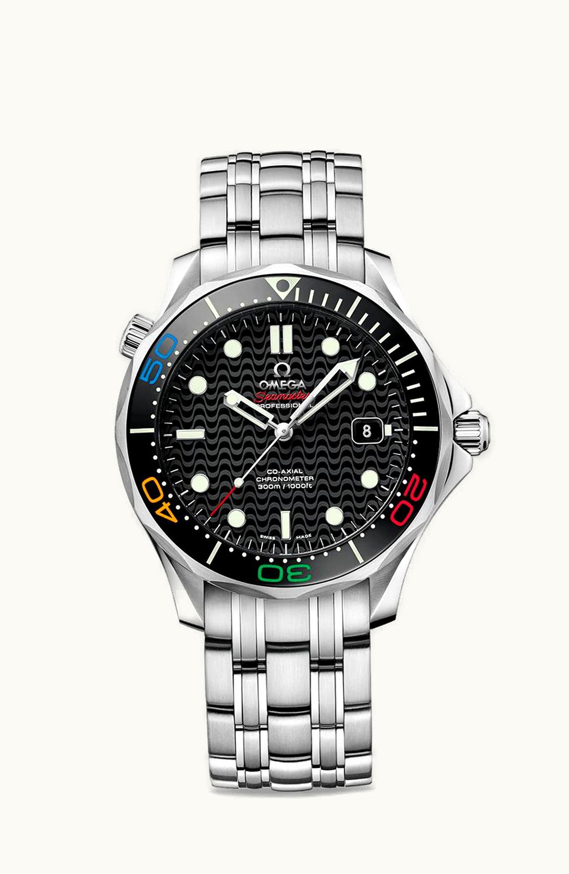 Omega Seamaster Diver 300M Co-Axial 41.5 Stainless Steel / Black / Bracelet / Olympic Collection Rio