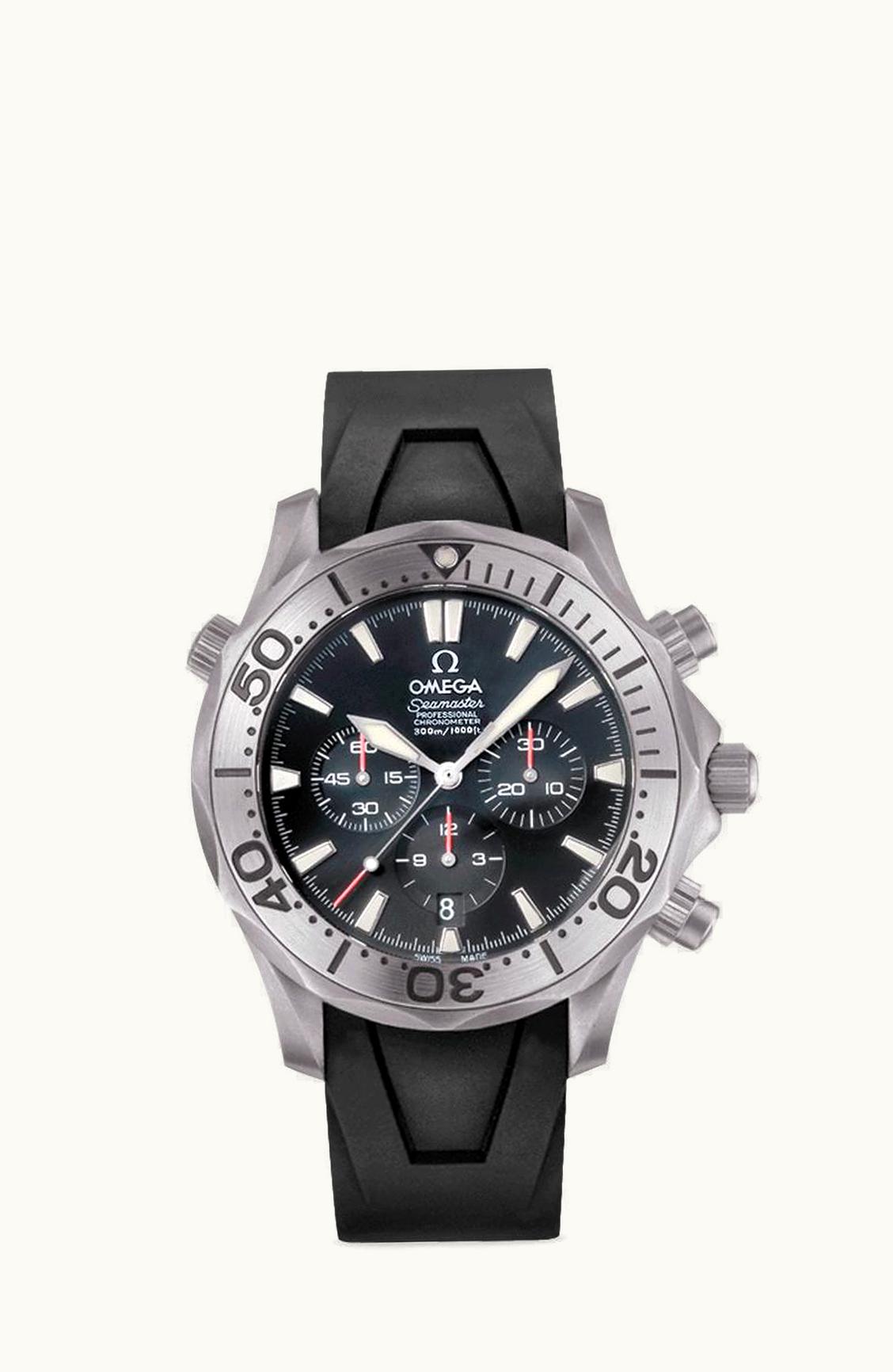 Omega Seamaster Diver 300M Automatic 41.5 Chronograph Titanium / Rubber
