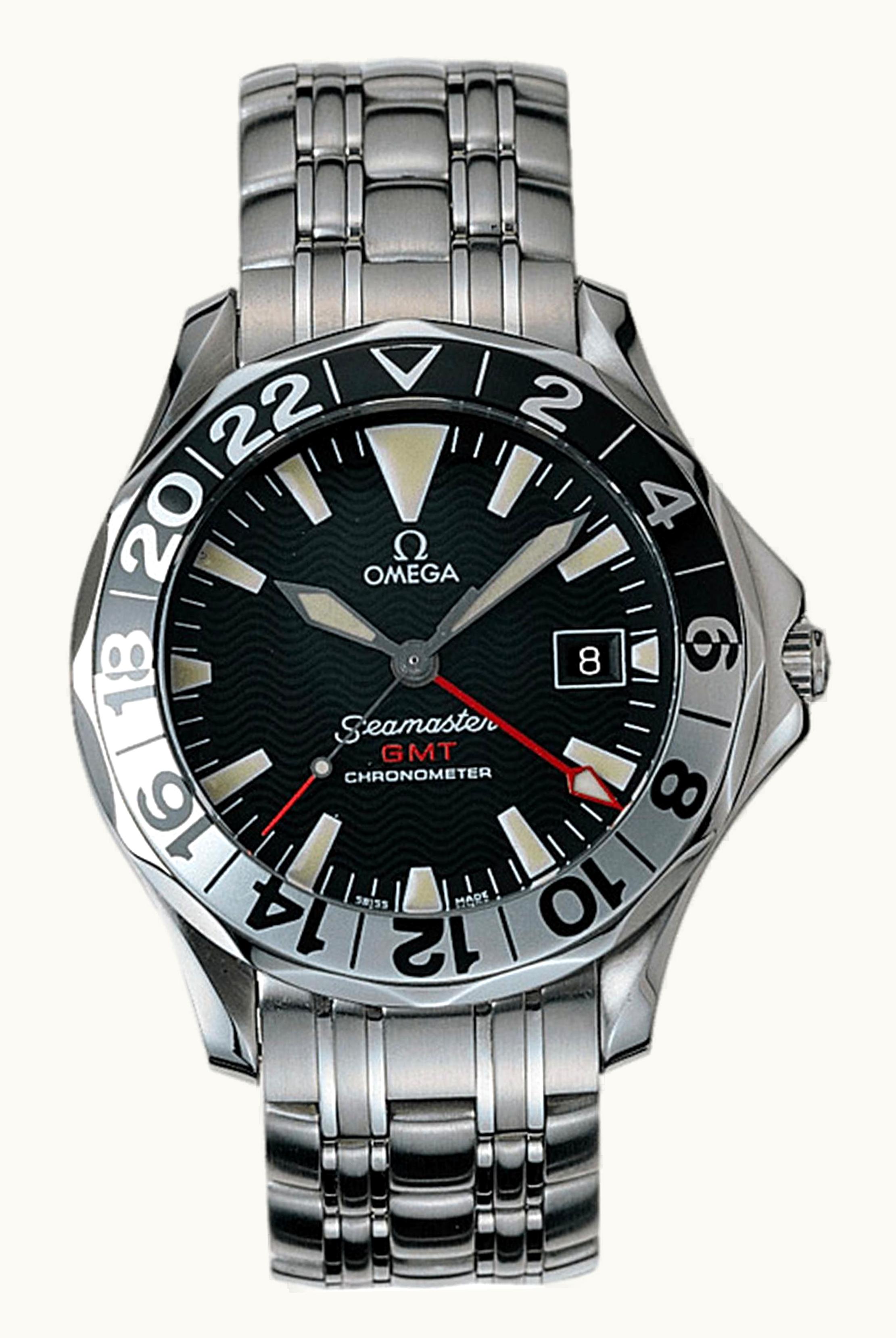 Omega Seamaster Diver 300M Automatic 41 GMT Stainless Steel / Black / Rubber