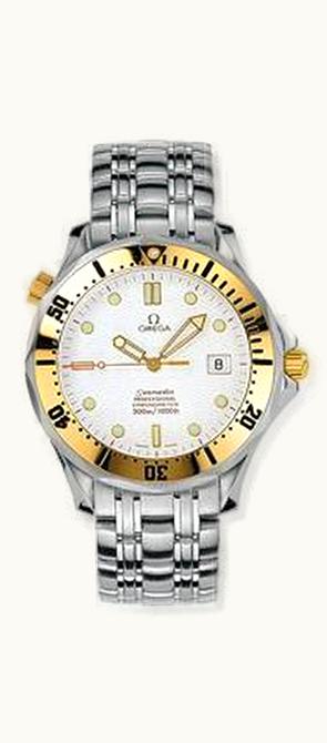 Omega Seamaster Diver 300M Automatic 41 Stainless Steel / Yellow Gold / White / Bracelet