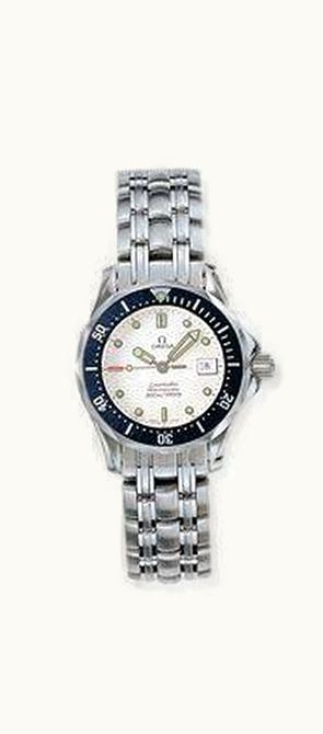 Omega Seamaster Diver 300M Quartz 28 Stainless Steel / White / Bracelet