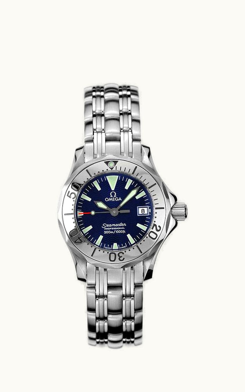 Omega Seamaster Diver 300M Quartz 28 Stainless Steel / Blue / Bracelet