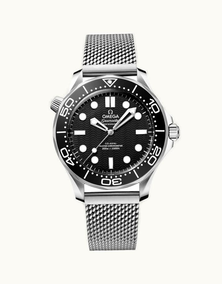 Omega Seamaster Diver 300M No-Date Master Co-Axial 42 Stainless Steel / Black / Bracelet