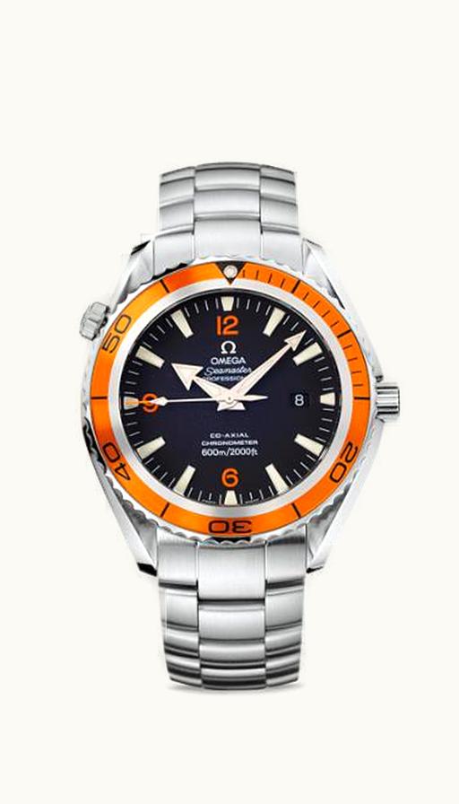 Omega Seamaster Planet Ocean 600M Co-Axial 45.5 Stainless Steel / Orange / Bracelet