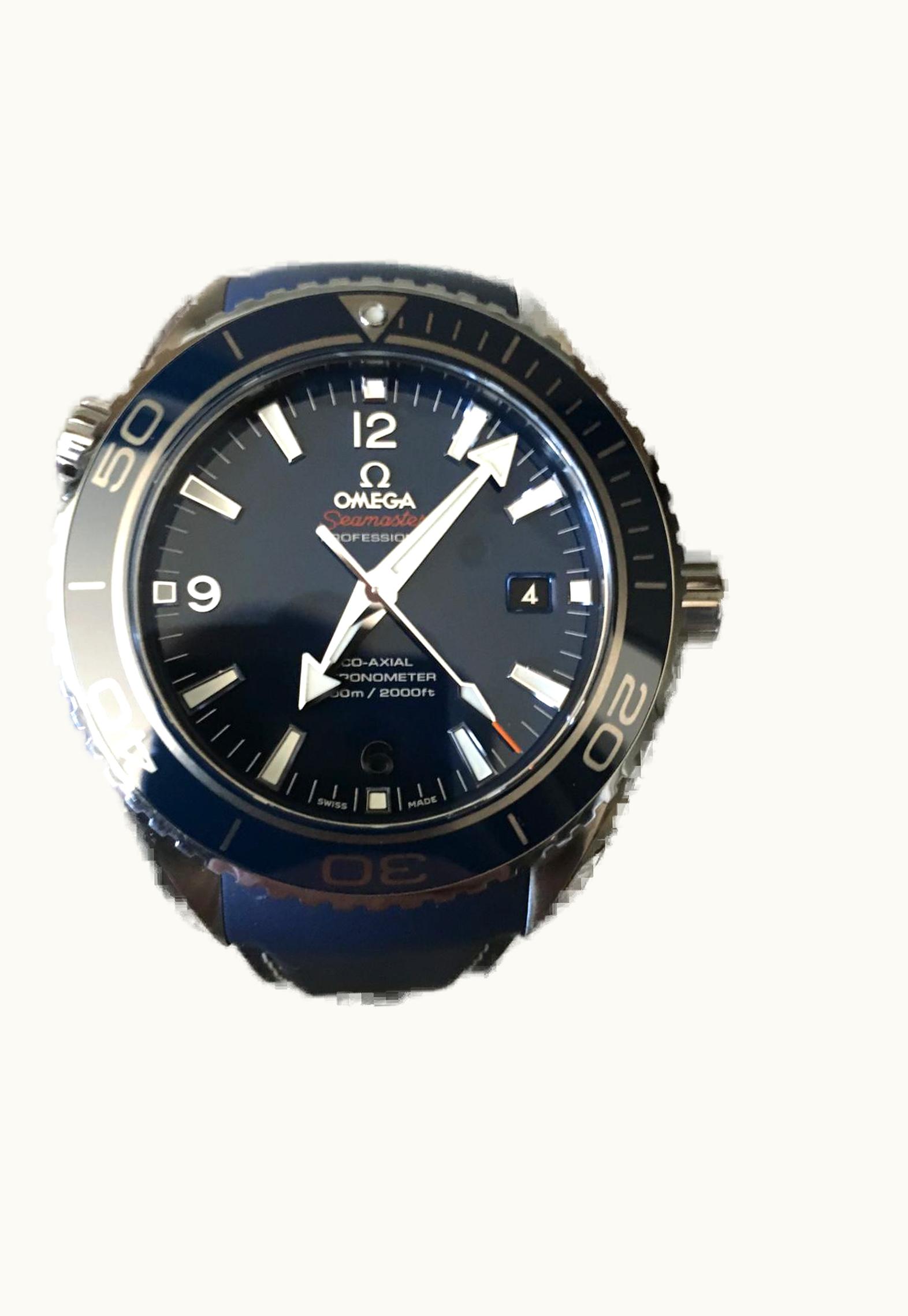 Omega Seamaster Planet Ocean 600M Co-Axial 45.5 Titanium / Liquidmetal / Rubber