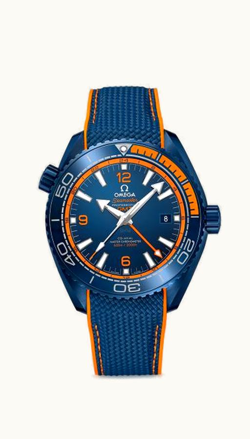 Omega Seamaster Planet Ocean 600M Co-Axial 45.5 Master Chronometer GMT Big Blue