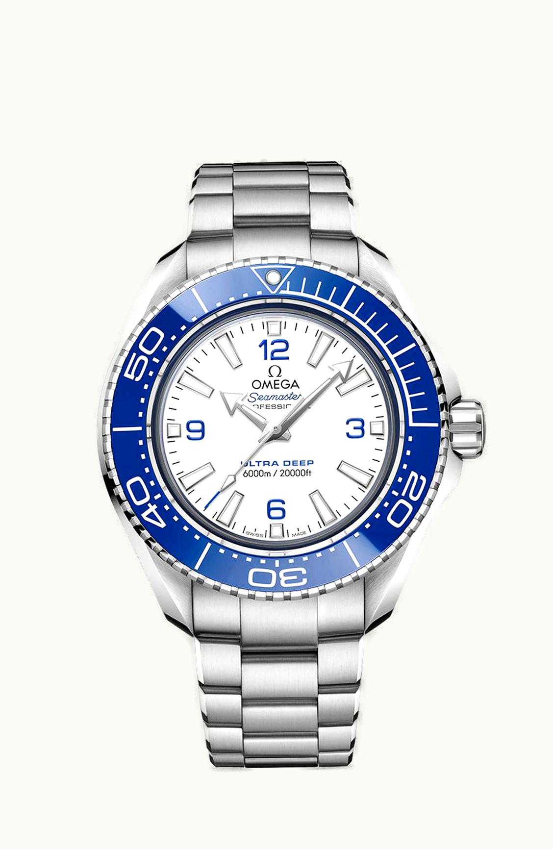 Omega Seamaster Planet Ocean Ultra Deep O-Megasteel / White / Bracelet