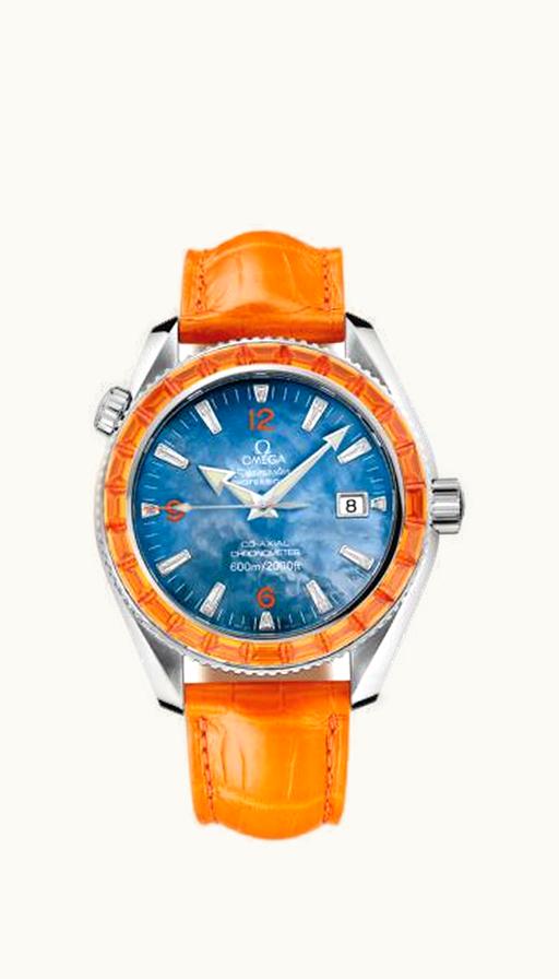 Omega Seamaster Planet Ocean 600M Co-Axial 42 Mécanique 24 Sapphires / Short Strap