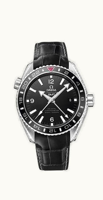 Omega Seamaster Planet Ocean 600M Co-Axial 43.5 GMT Platinum / Diamond / Qatar