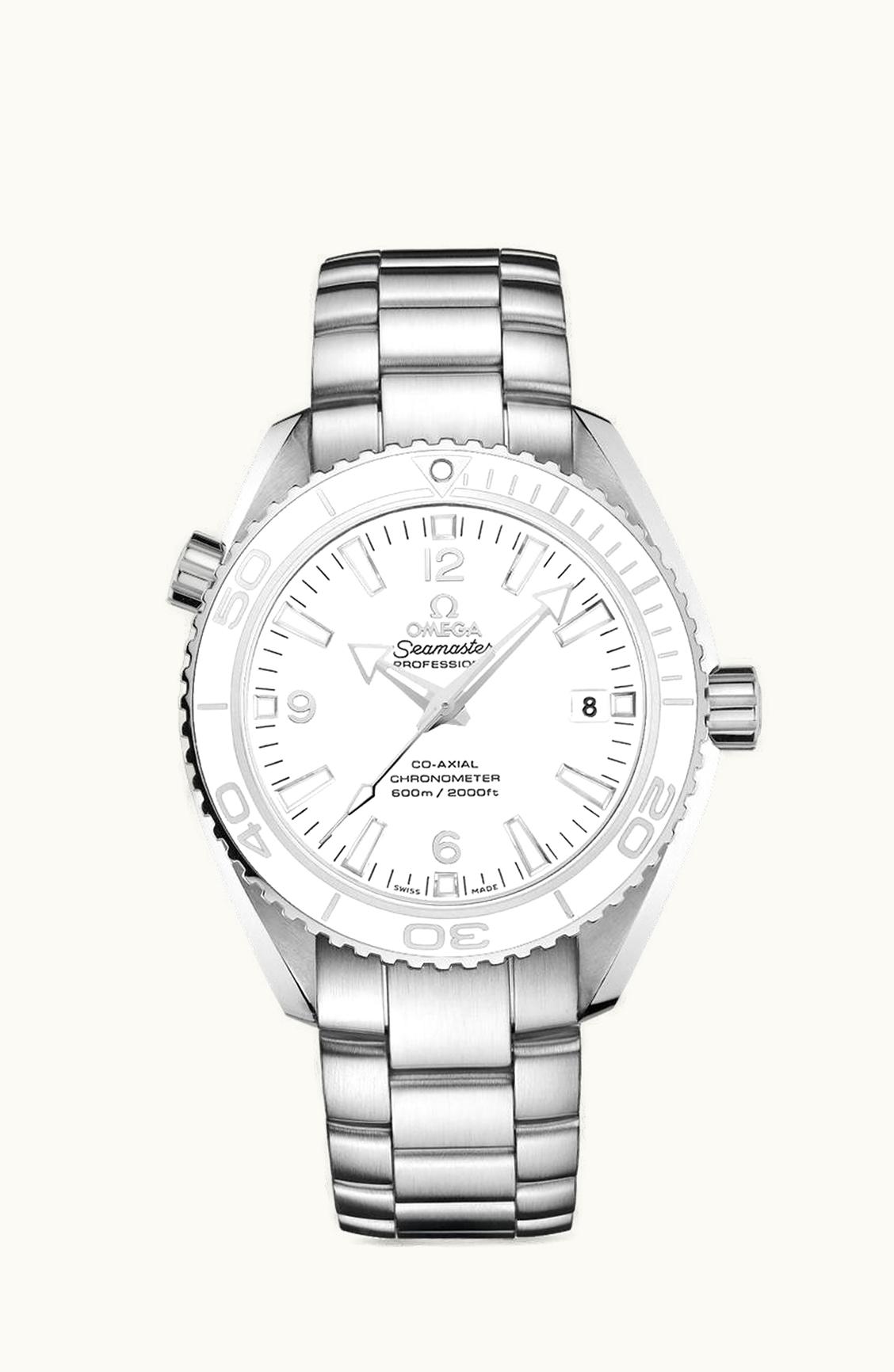 Omega Seamaster Planet Ocean 600M Co-Axial 42 Stainless Steel / White / Bracelet