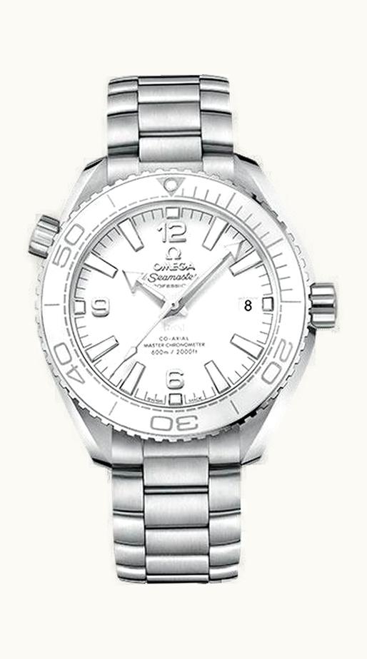 Omega Seamaster Planet Ocean 600M Co-Axial 39.5 Master Chronometer Stainless Steel / White / Bracelet