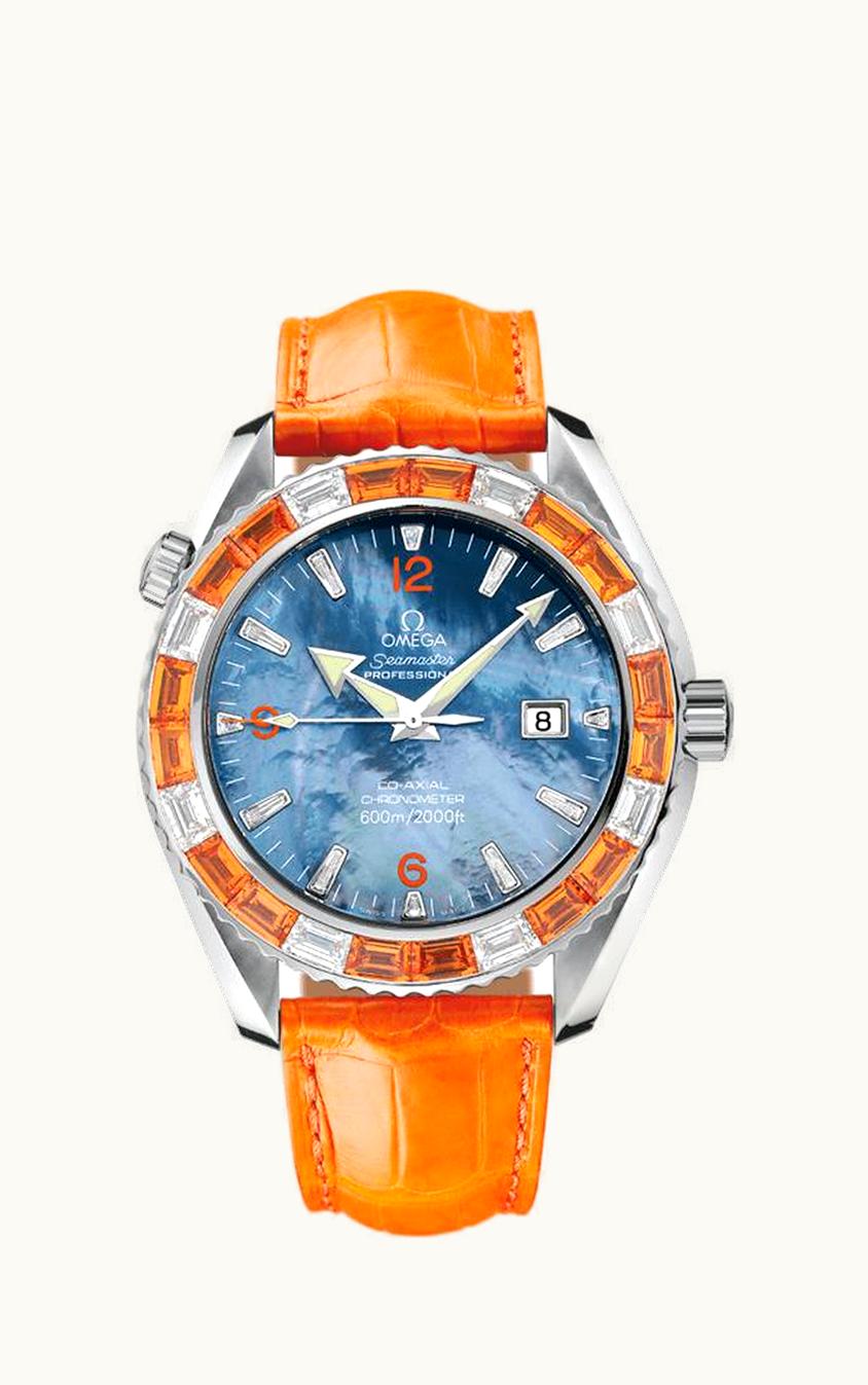 Omega Seamaster Planet Ocean 600M Co-Axial 45.5 Mécanique 16 Sapphires