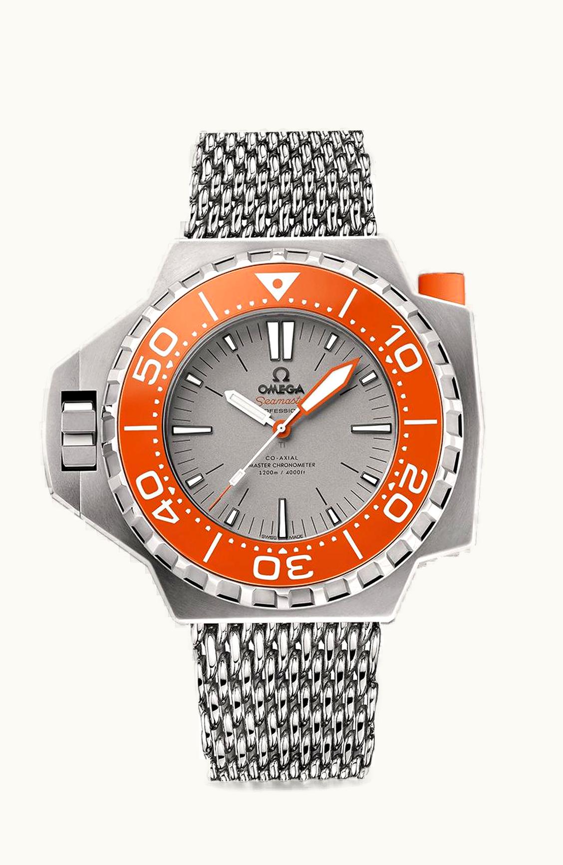 Omega Seamaster PloProf Co-Axial Master Chronometer Grey / Orange
