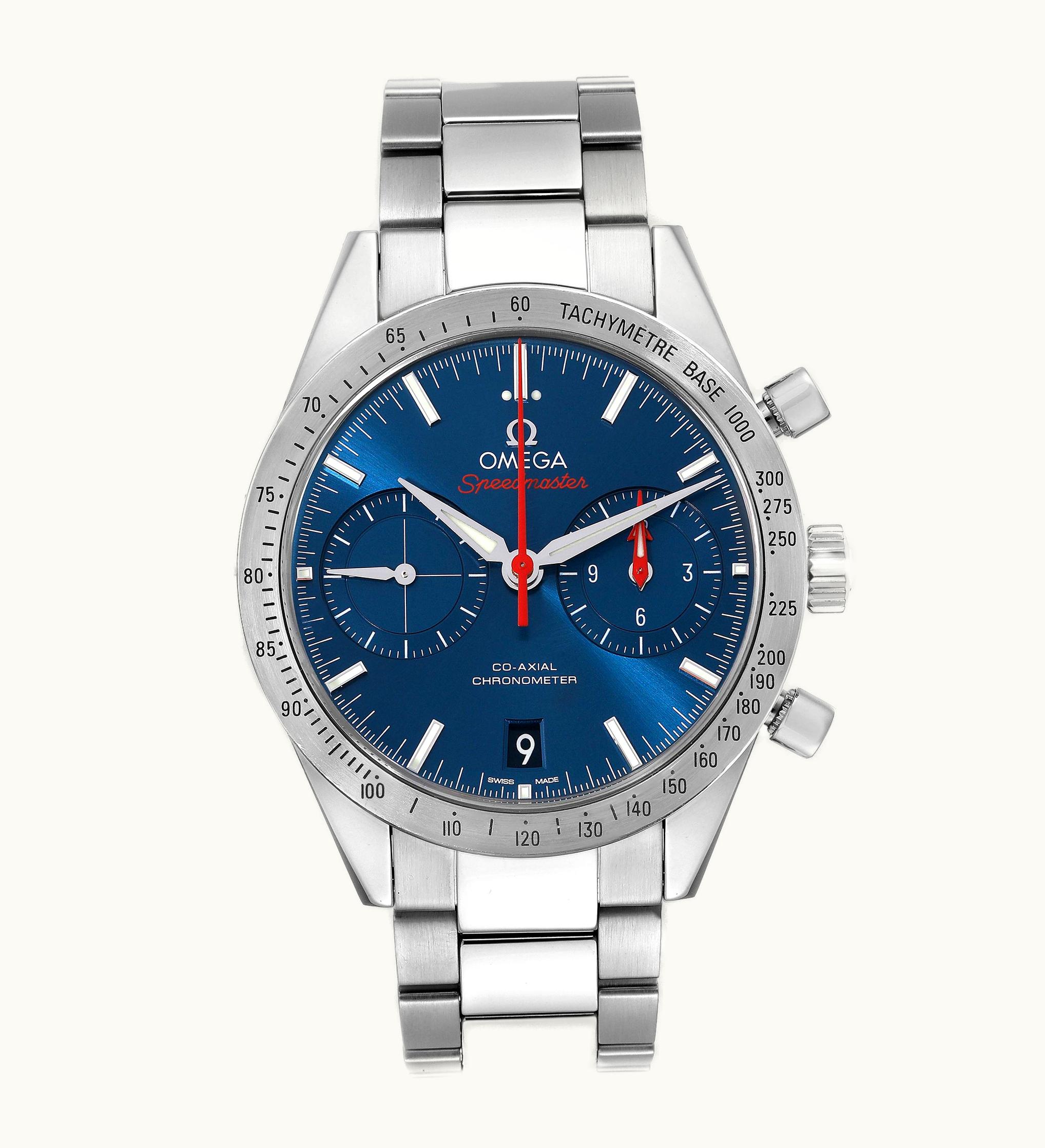 Omega Speedmaster 57 Co-Axial Stainless Steel / Blue / Bracelet