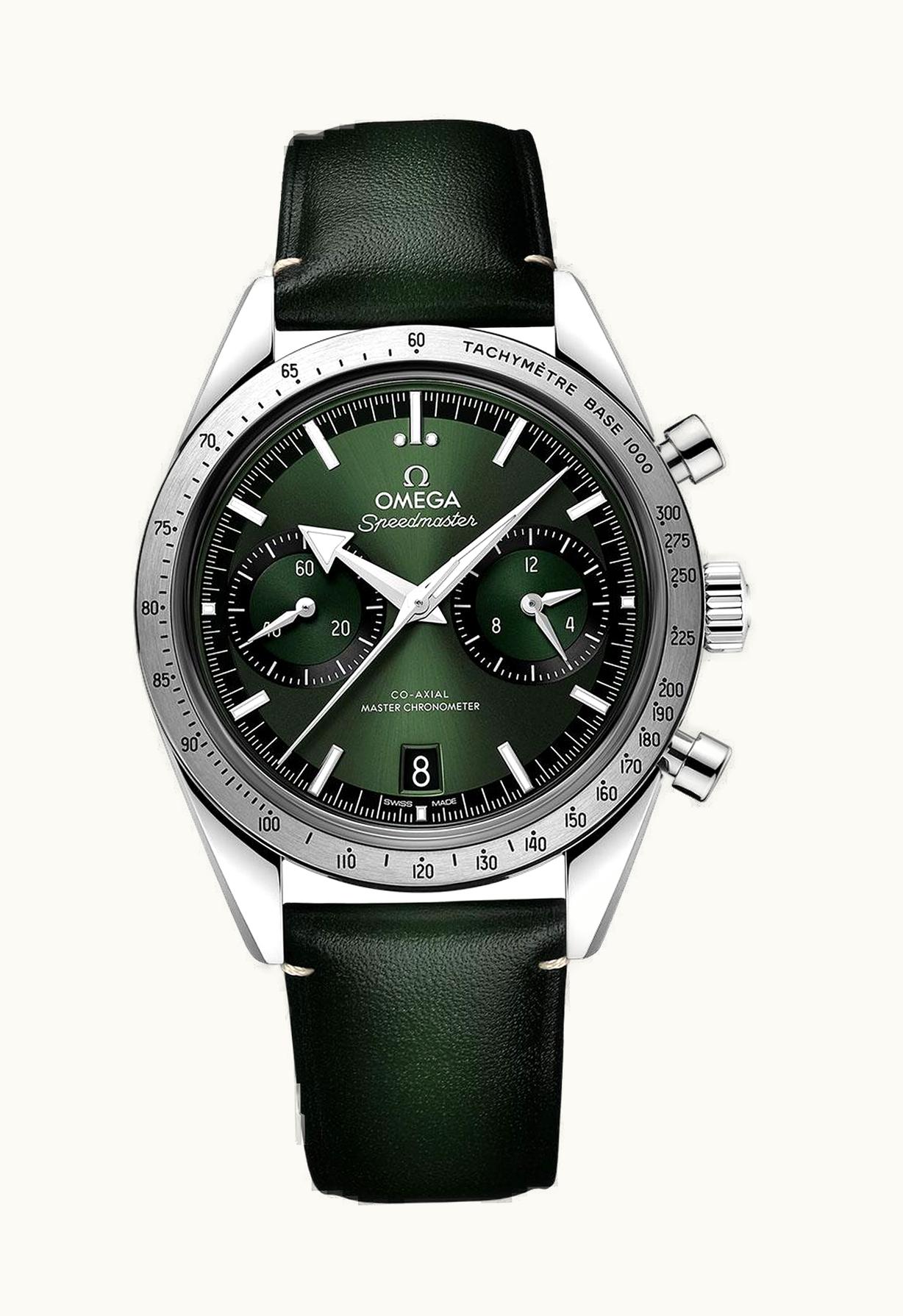 Omega Speedmaster 57 Master Chronometer 40.5 Stainless Steel / Green