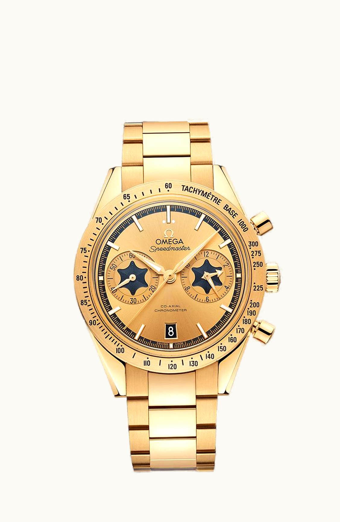 Omega Speedmaster 57 Co-Axial Yellow Gold / Rory McIlroy / Bracelet