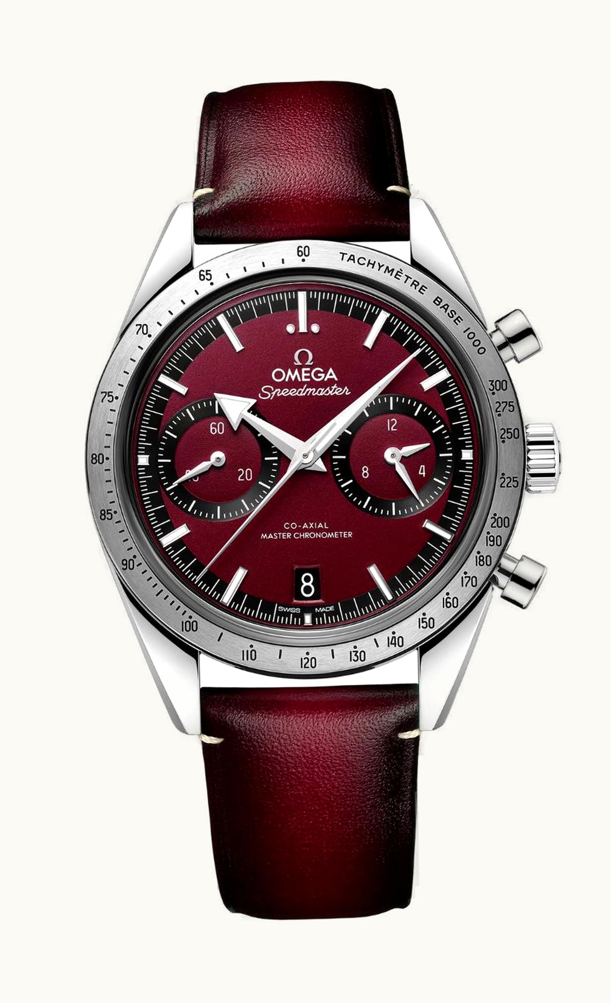 Omega Speedmaster 57 Master Chronometer 40.5 Stainless Steel / Red / Bracelet