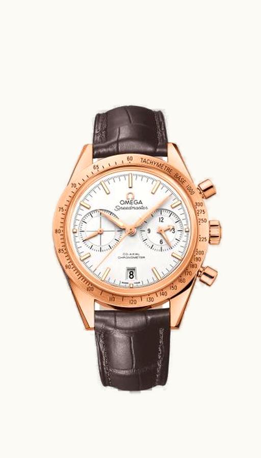 Omega Speedmaster 57 Co-Axial Red Gold / Silver