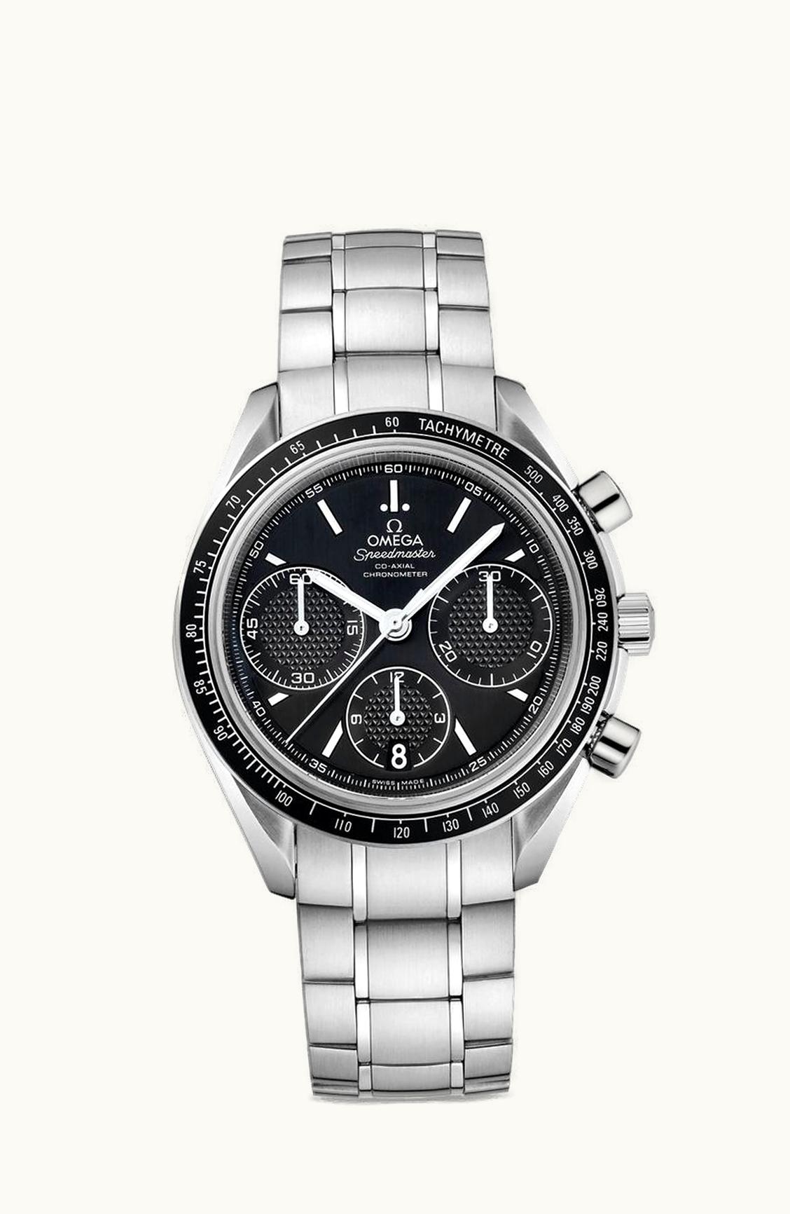 Omega Speedmaster Racing Co-Axial Chronograph Stainless Steel / Black / Bracelet
