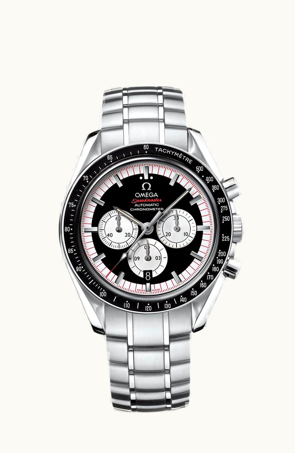 Omega Speedmaster Michael Schumacher Stainless Steel / Black / Bracelet / The Legend Panda