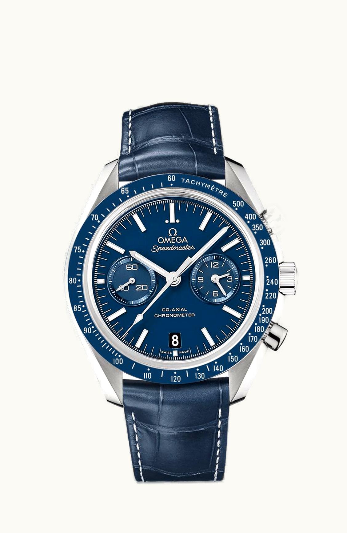 Omega Speedmaster Moonwatch Co-Axial Titanium / Blue
