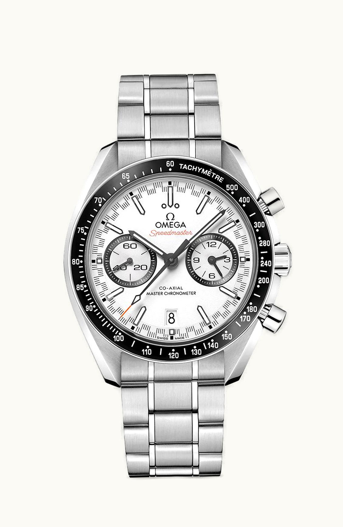 Omega Speedmaster Racing Master Co-Axial Stainless Steel / White / Bracelet