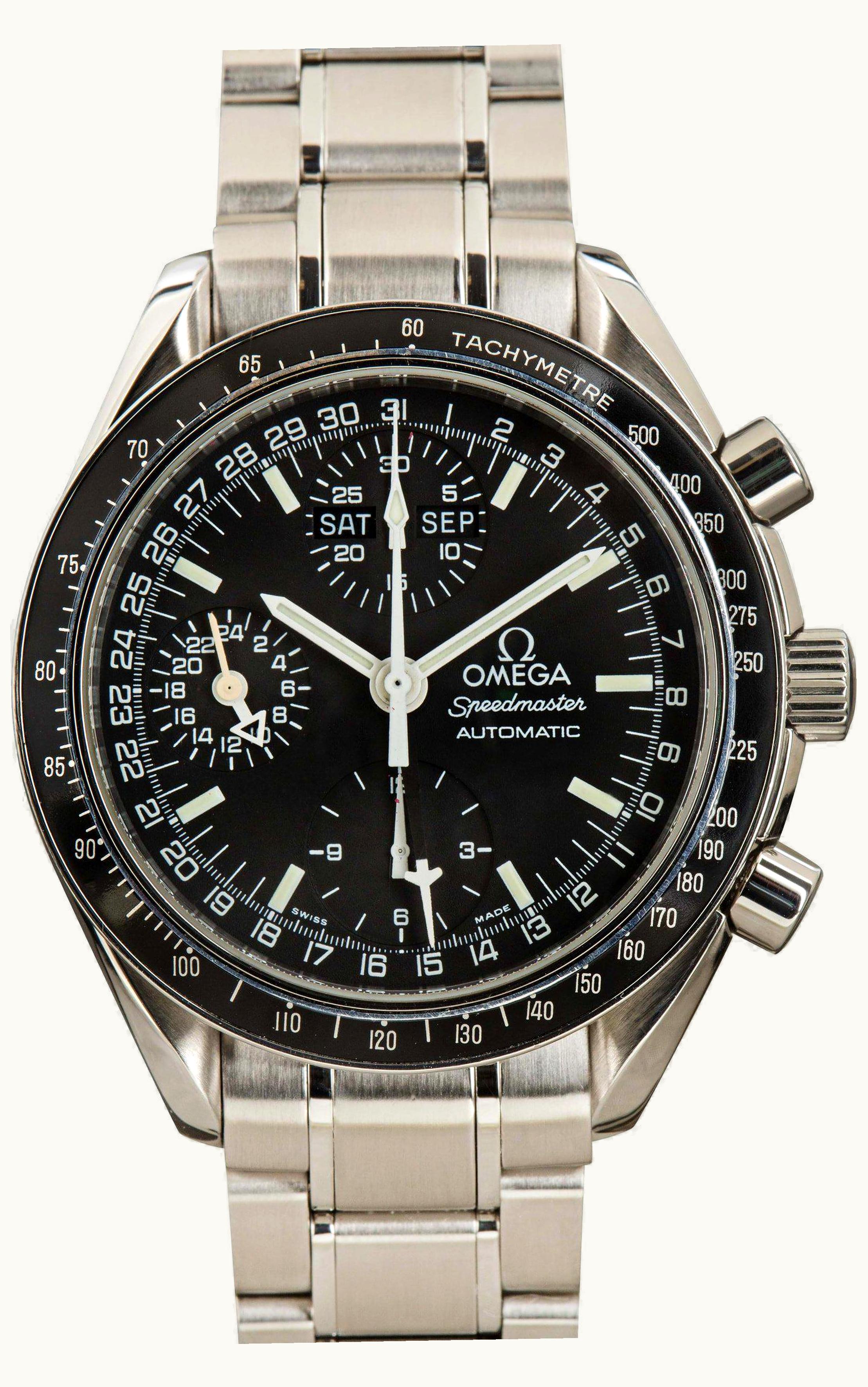 Omega Speedmaster Day Date 40 Stainless Steel / Black / Bracelet