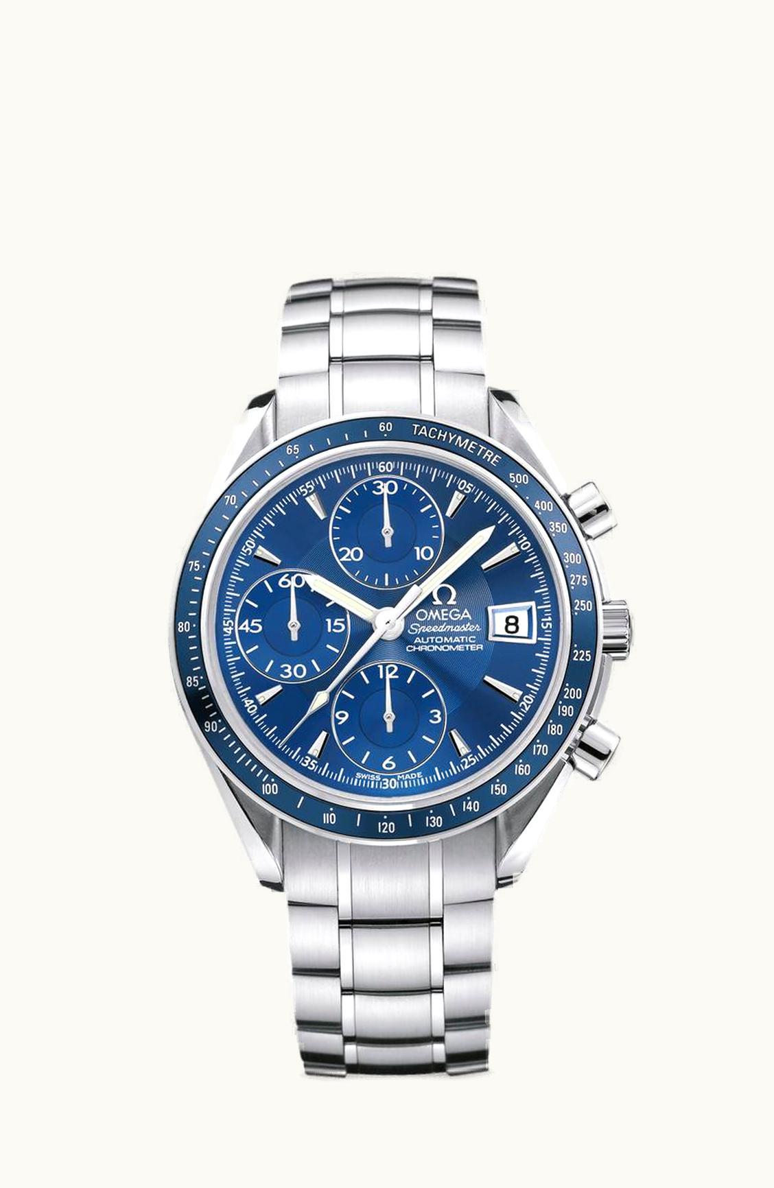 Omega Speedmaster Date 40 Stainless Steel / Blue / Bracelet