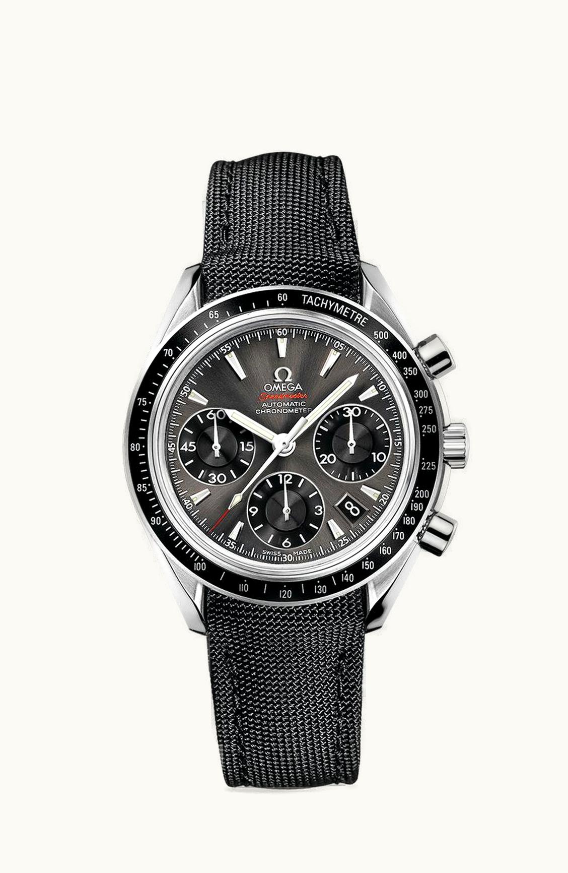 Omega Speedmaster Date 40 Stainless Steel / Grey / Codura