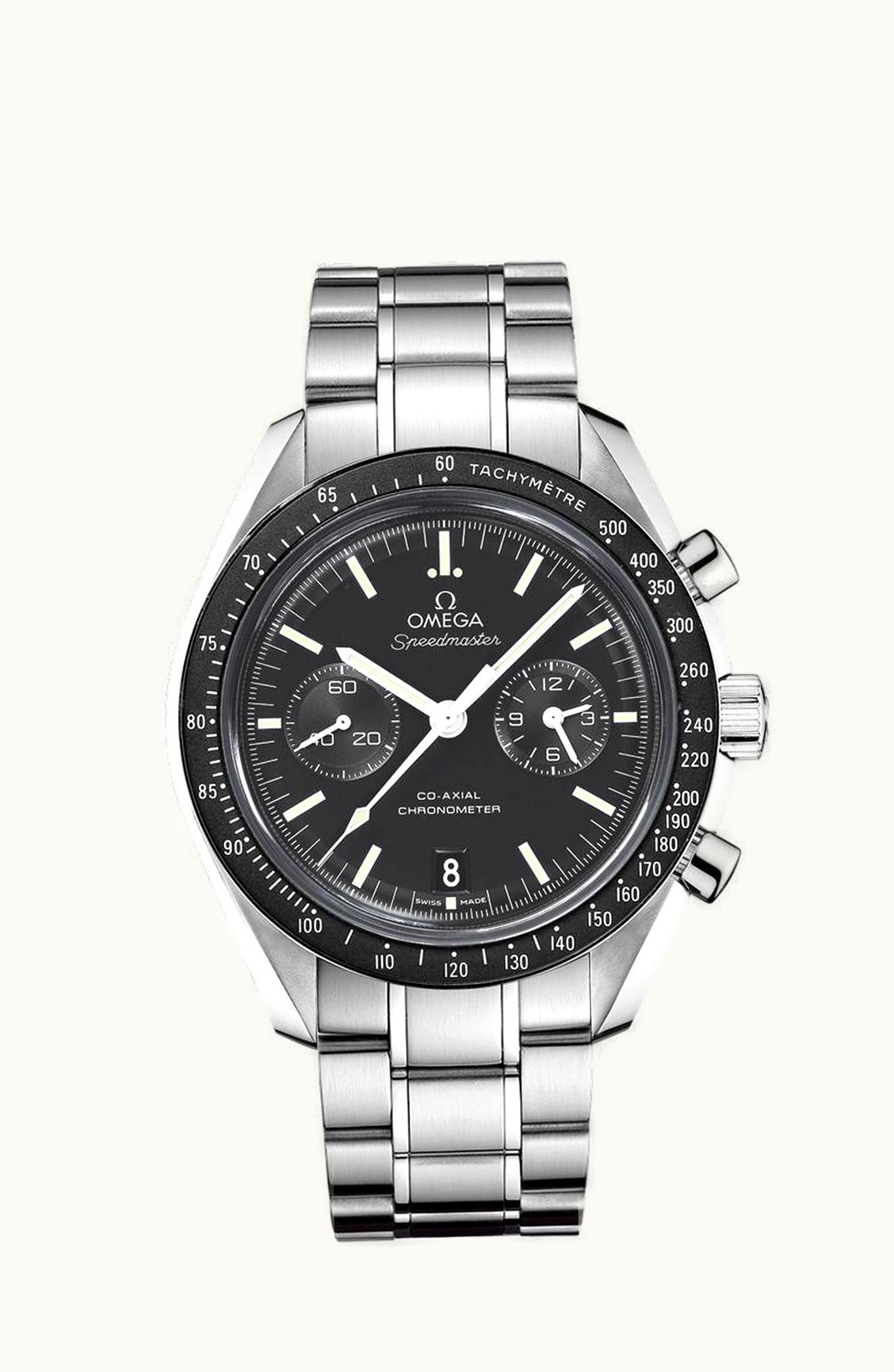 Omega Speedmaster Moonwatch Co-Axial Stainless Steel / Black / Bracelet