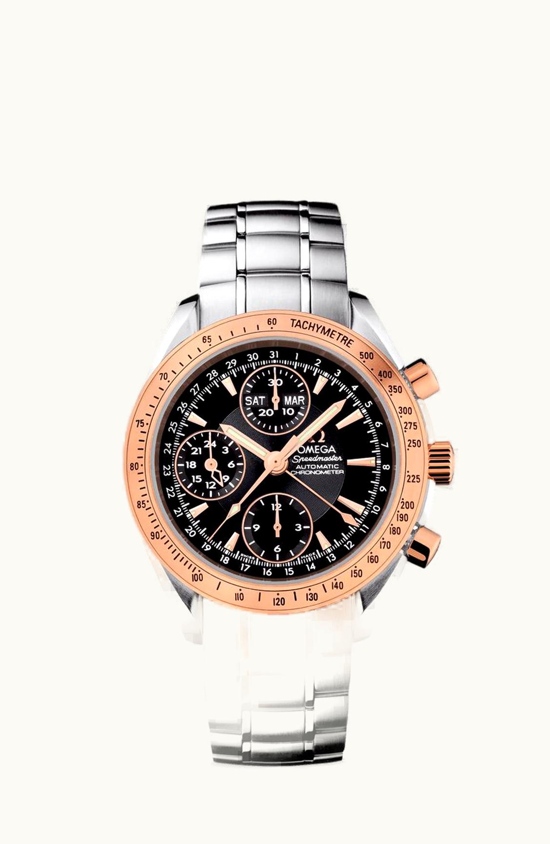 Omega Speedmaster Day-Date 40 Stainless Steel / Red Gold / Black / Bracelet