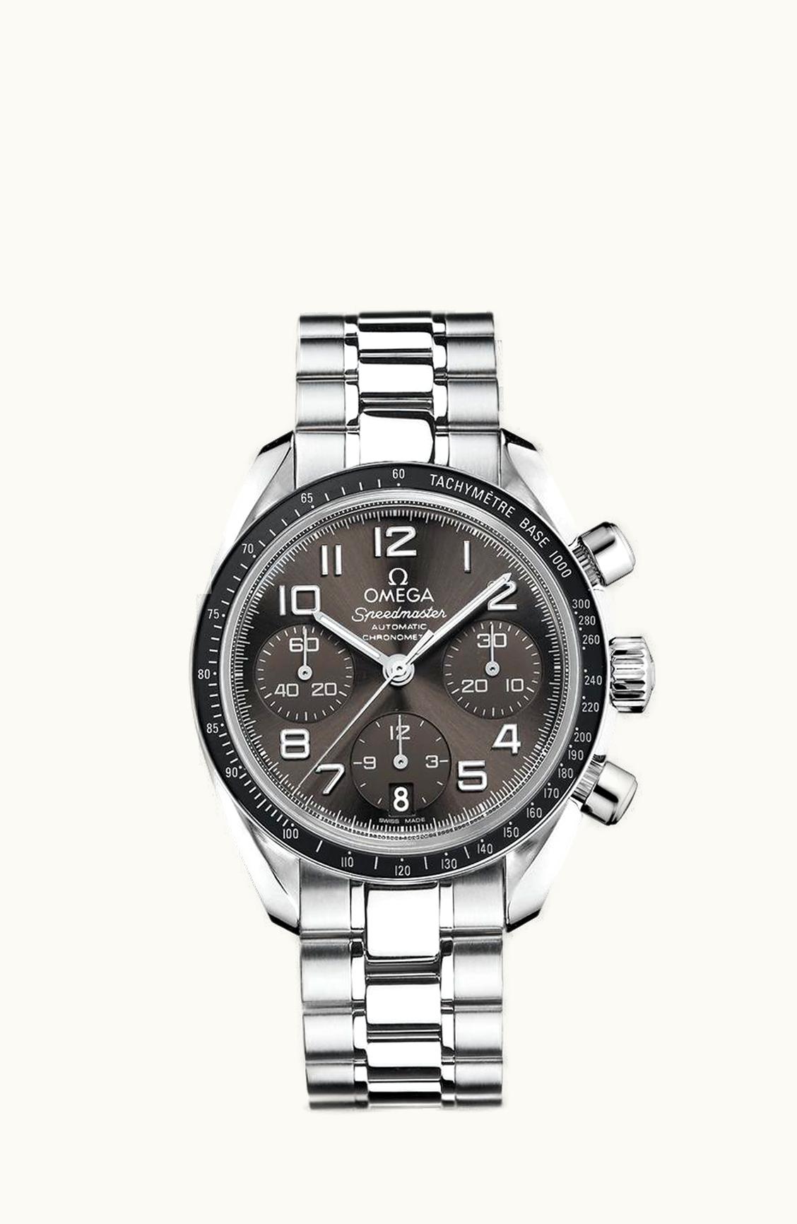 Omega Speedmaster Date 38 Stainless Steel / Grey / Bracelet