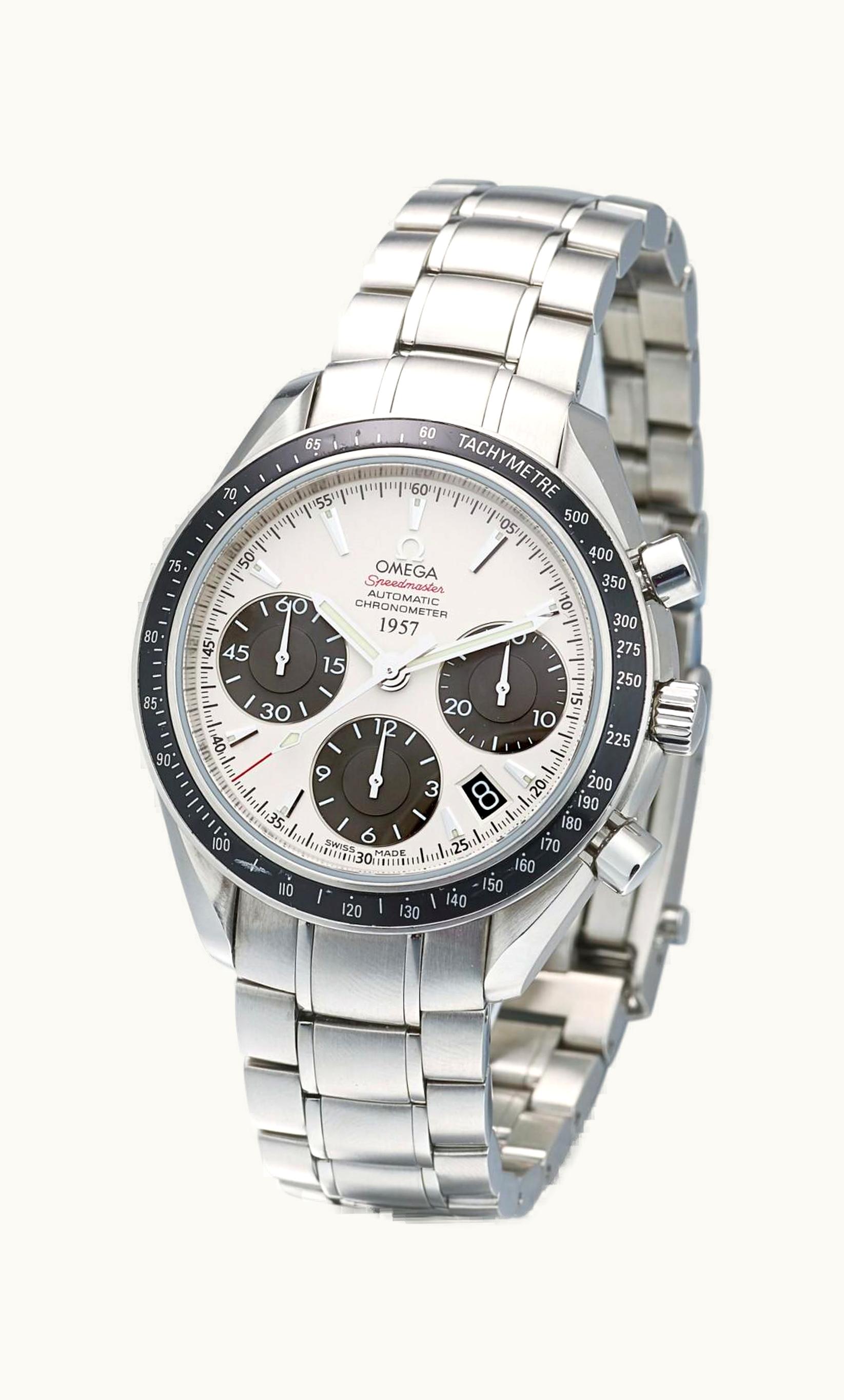 Omega Speedmaster Date 40 Stainless Steel / Panda / Bracelet / 1957 Japan