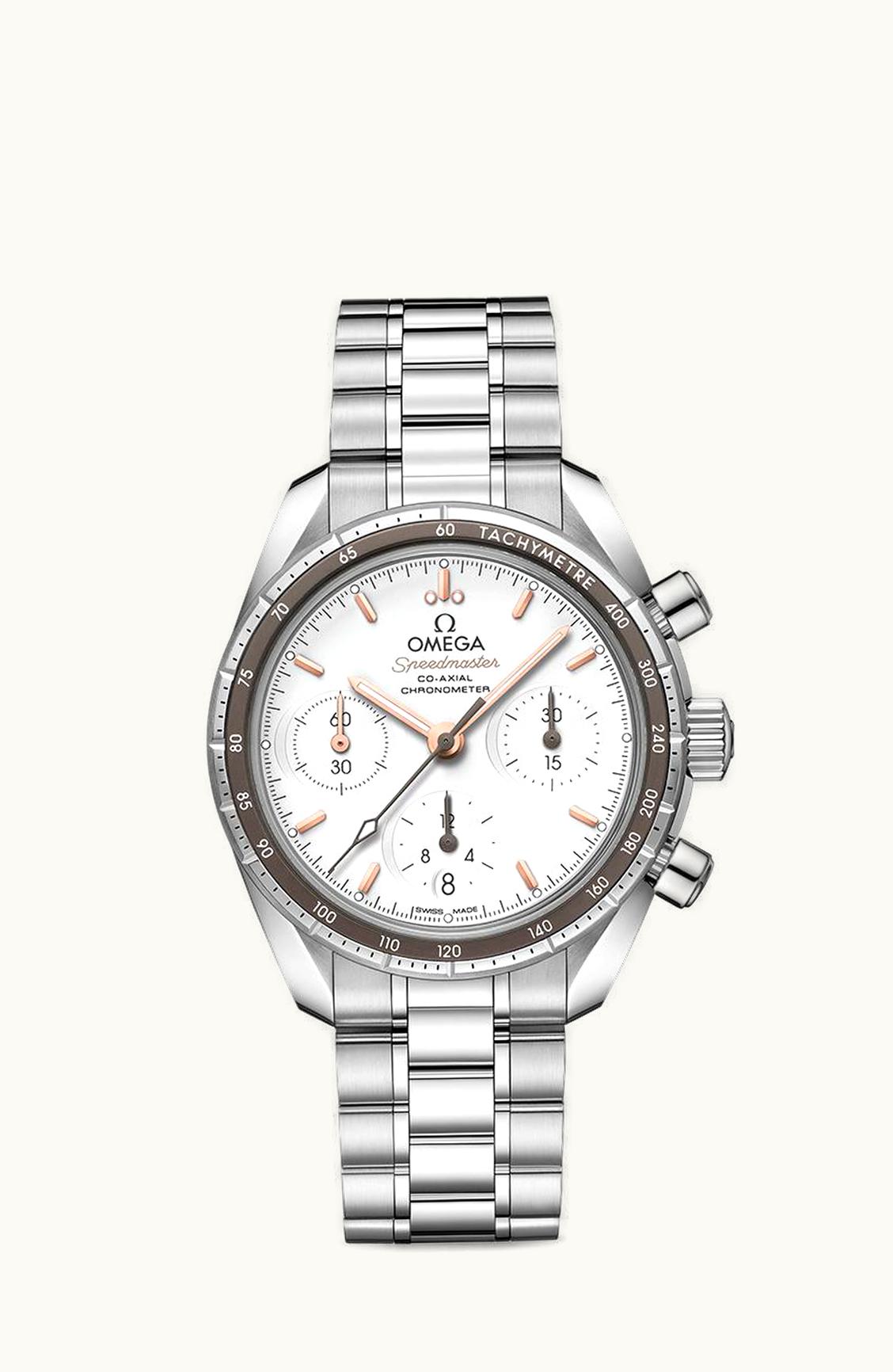Omega Speedmaster Co-Axial 38 Stainless Steel / Silver / Bracelet