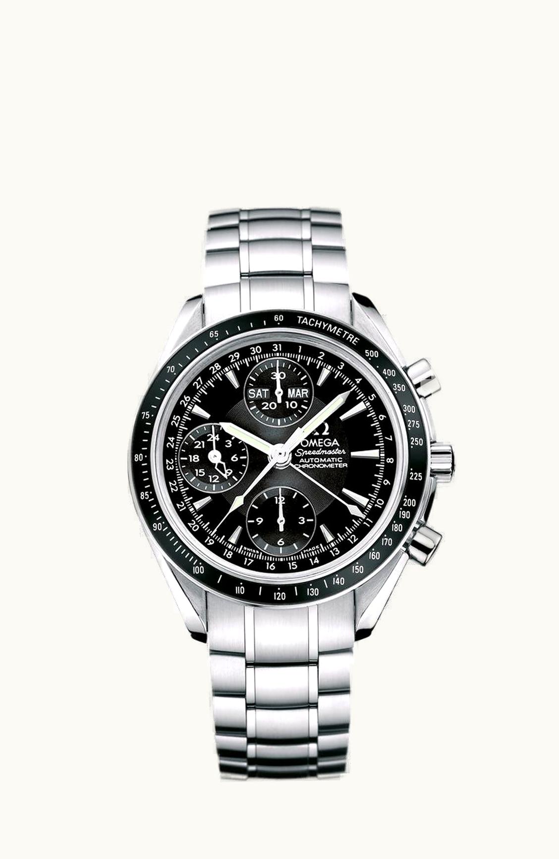 Omega Speedmaster Day-Date 40 Stainless Steel / Black / Bracelet