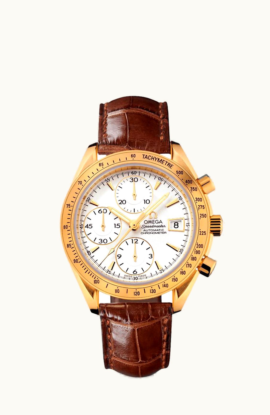 Omega Speedmaster Date 40 Yellow Gold / Silver