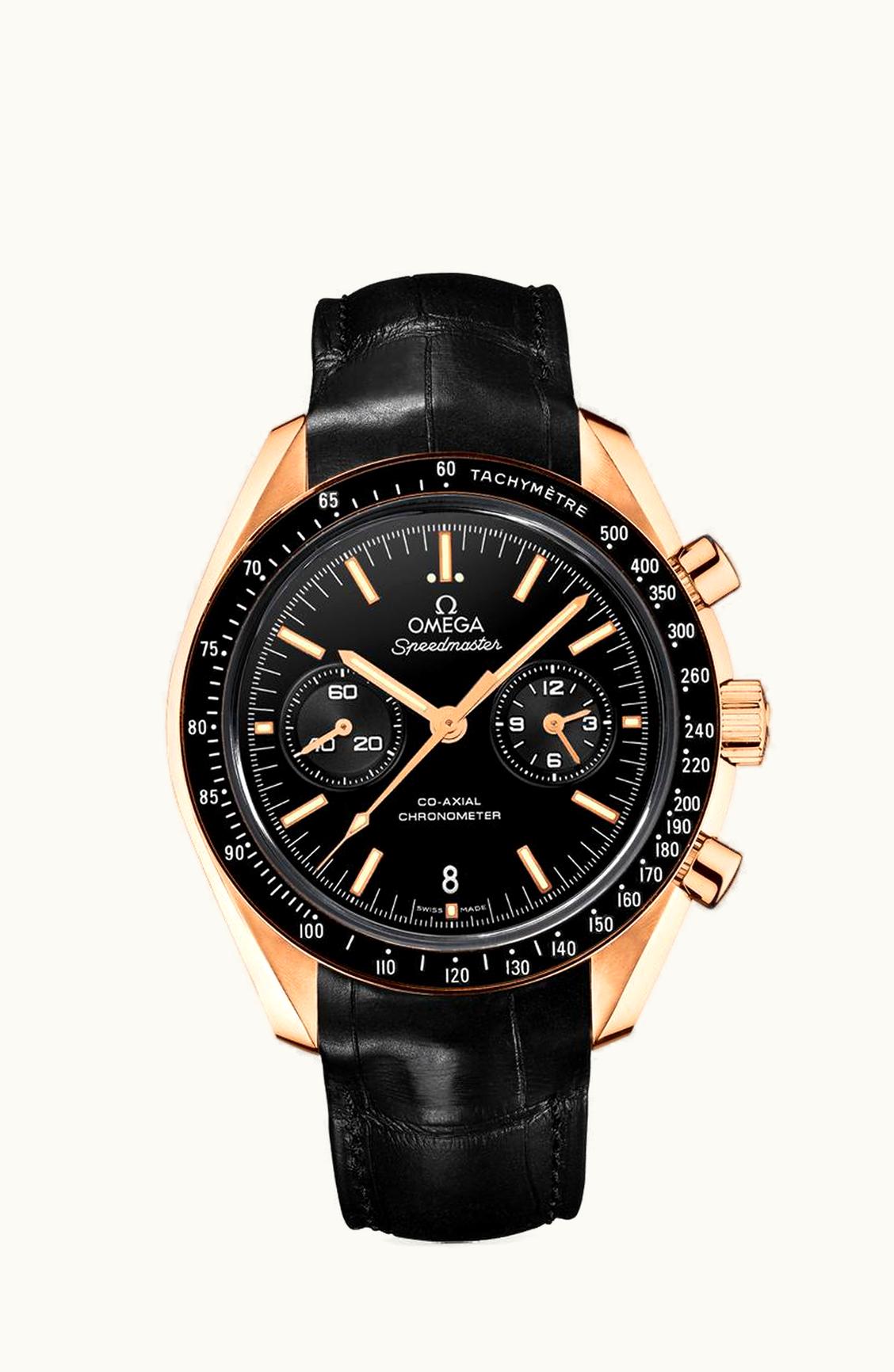 Omega Speedmaster Moonwatch Co-Axial Orange Gold / Black