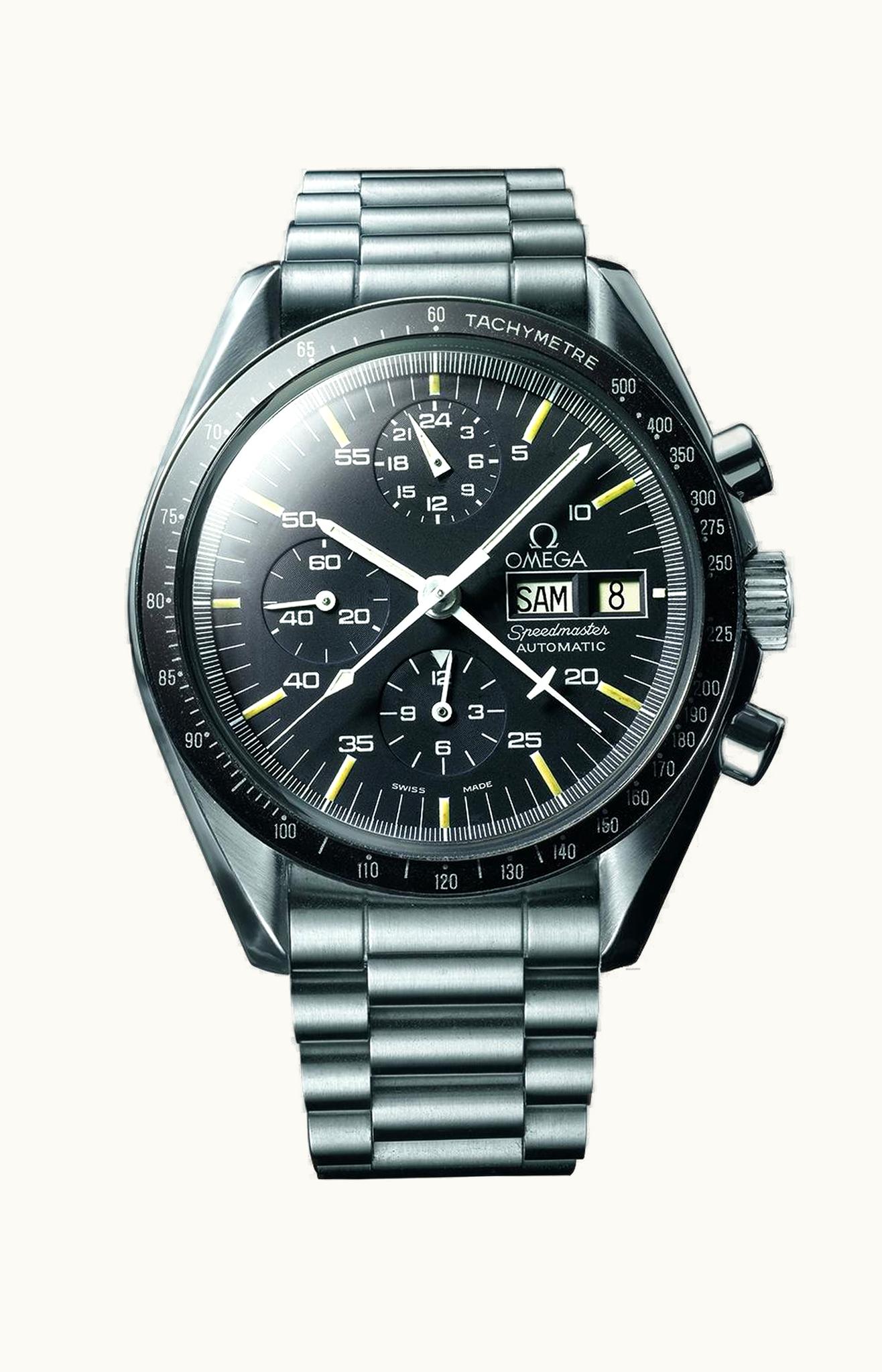 Omega Speedmaster Automatic Stainless Steel / Black / Bracelet / Holy Grail