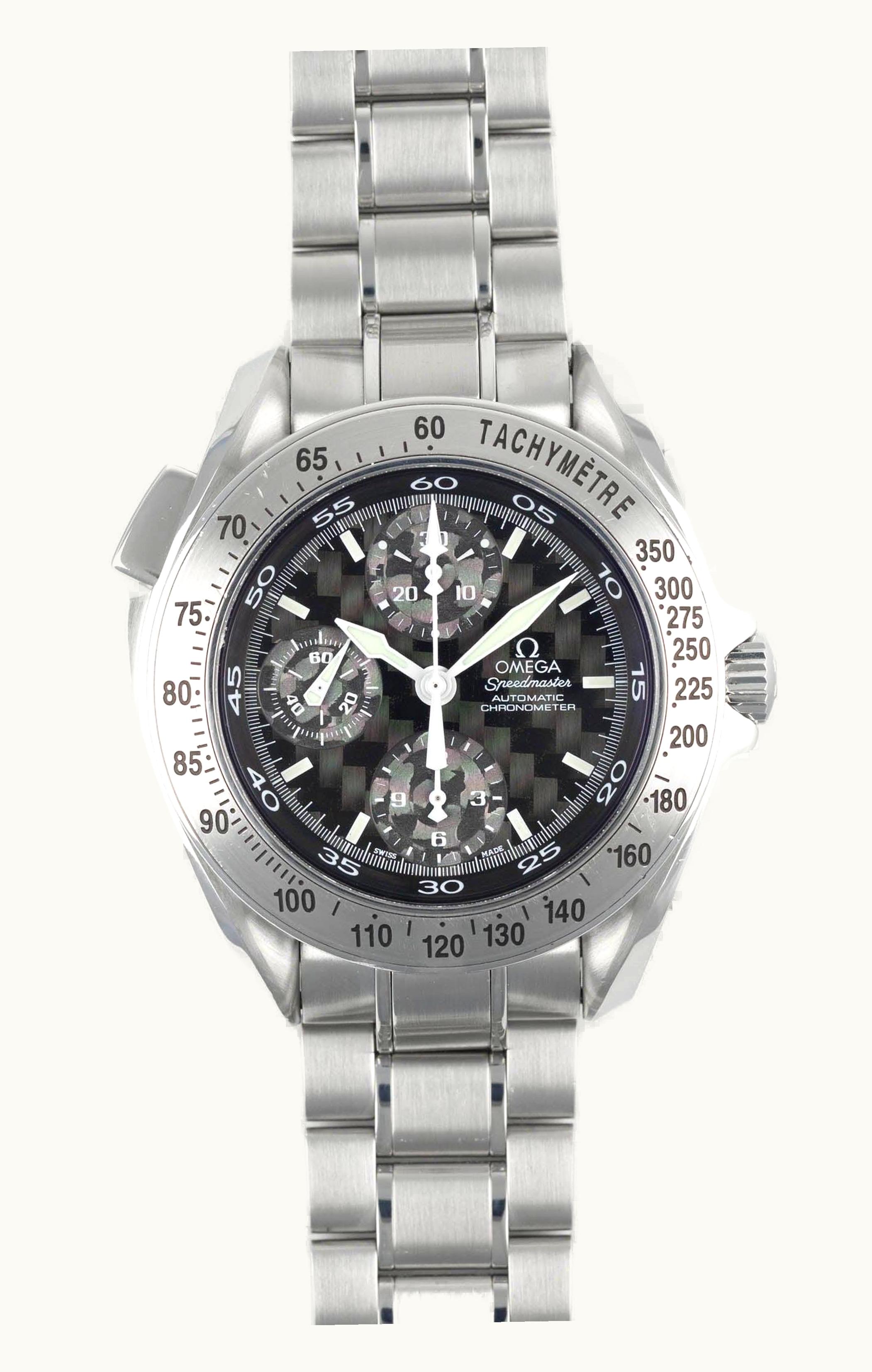 Omega Speedmaster Split-Seconds Stainless Steel / Carbon / Bracelet