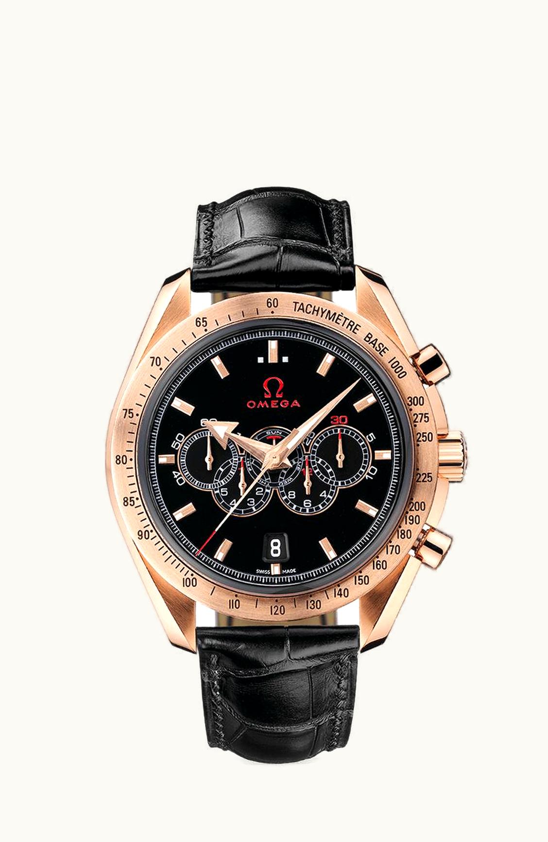 Omega Speedmaster Co-Axial Red Gold / Black / Olympic Collection