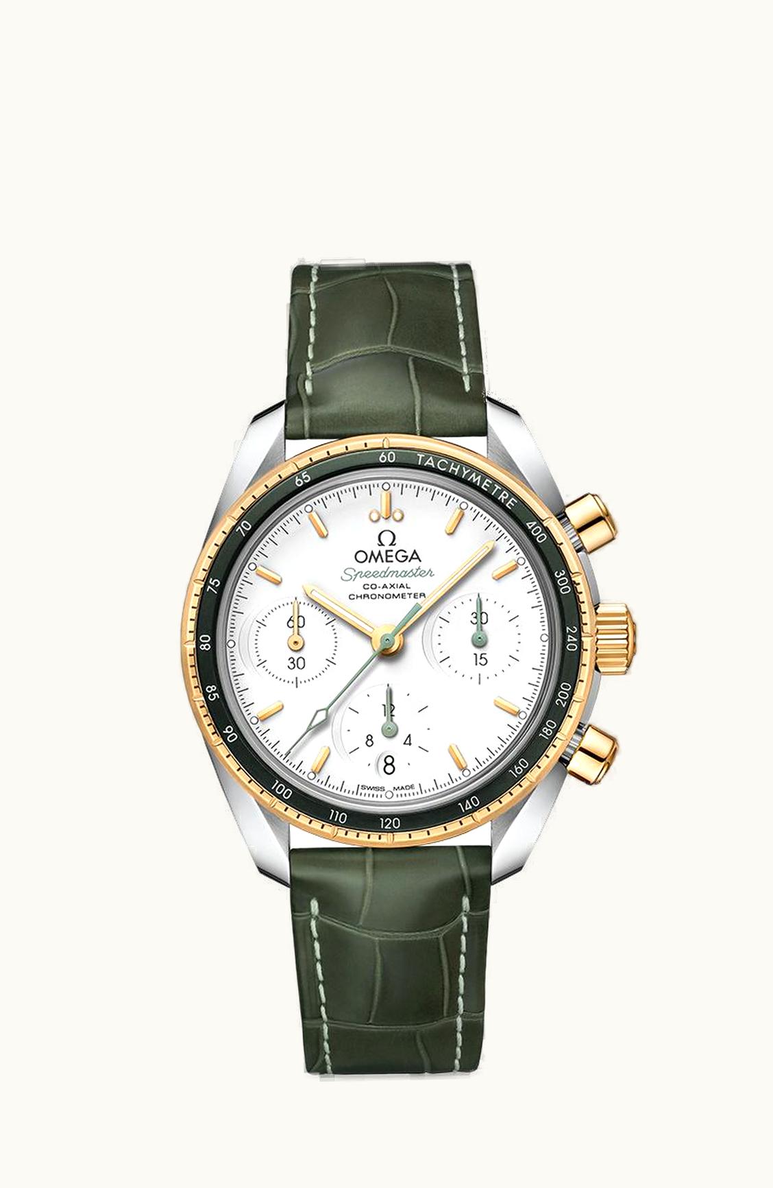 Omega Speedmaster Co-Axial 38 Stainless Steel / Yellow Gold / Silver