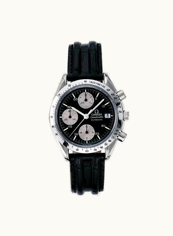 Omega Speedmaster Date 39 Stainless Steel / Black - Silver