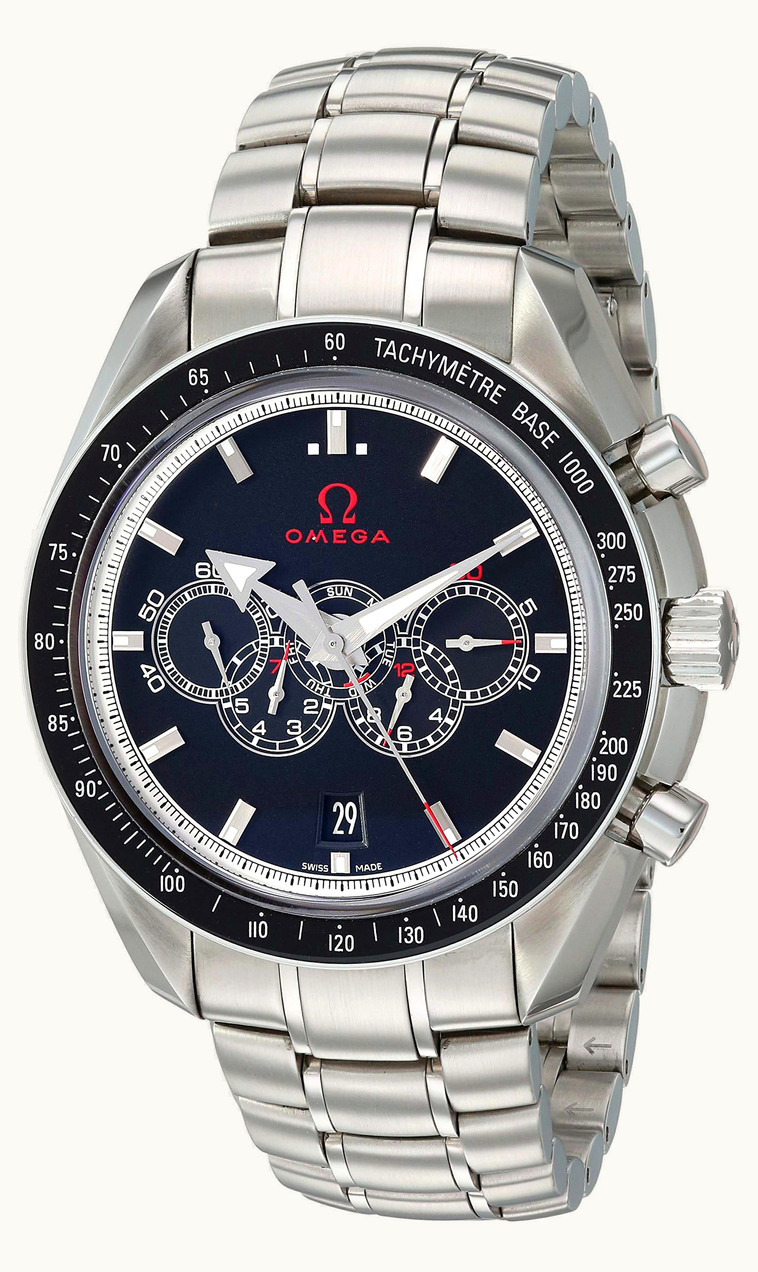 Omega Speedmaster Co-Axial Stainless Steel / Black / Bracelet / Olympic Collection