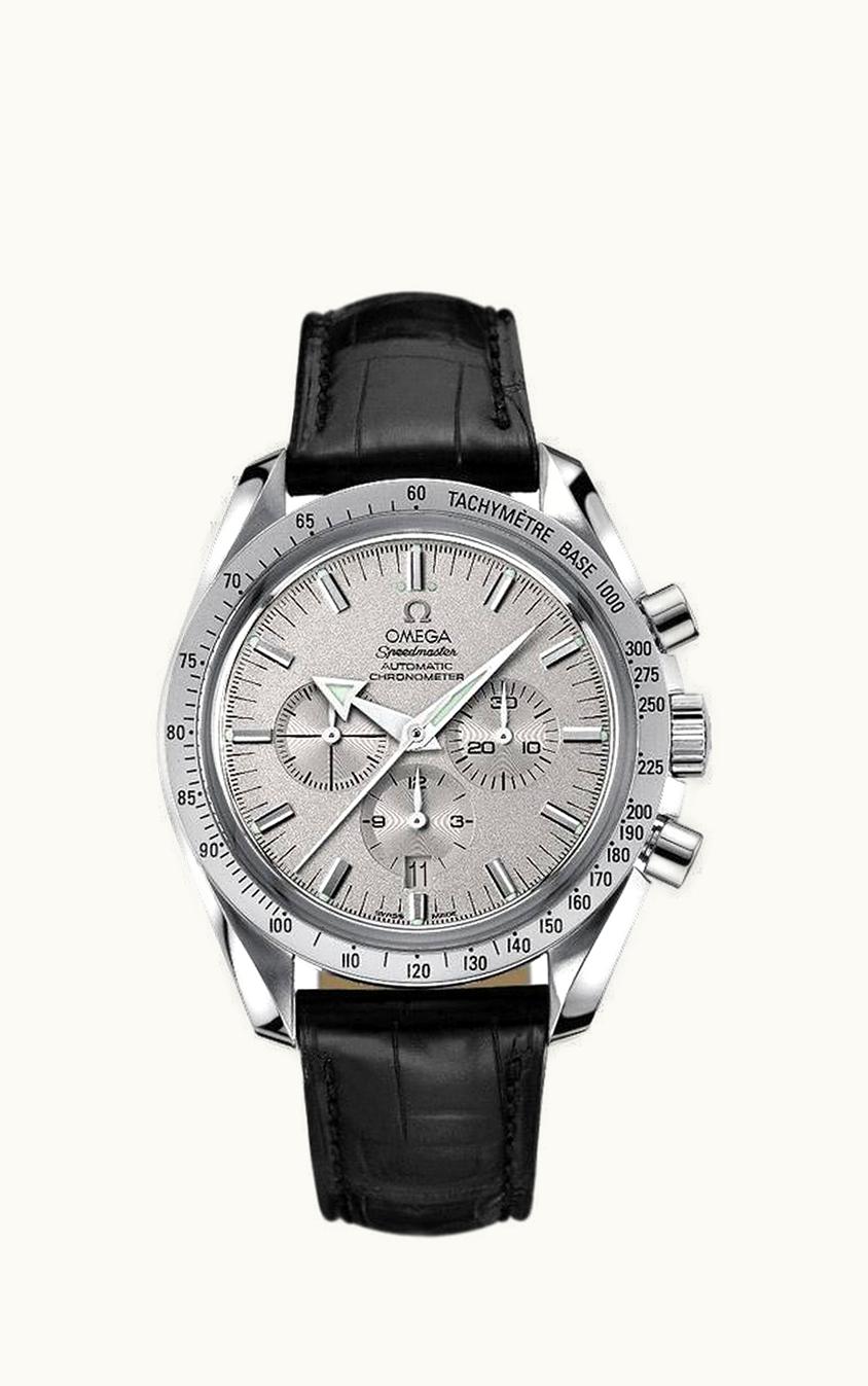 Omega Speedmaster Broad Arrow White Gold / Silver