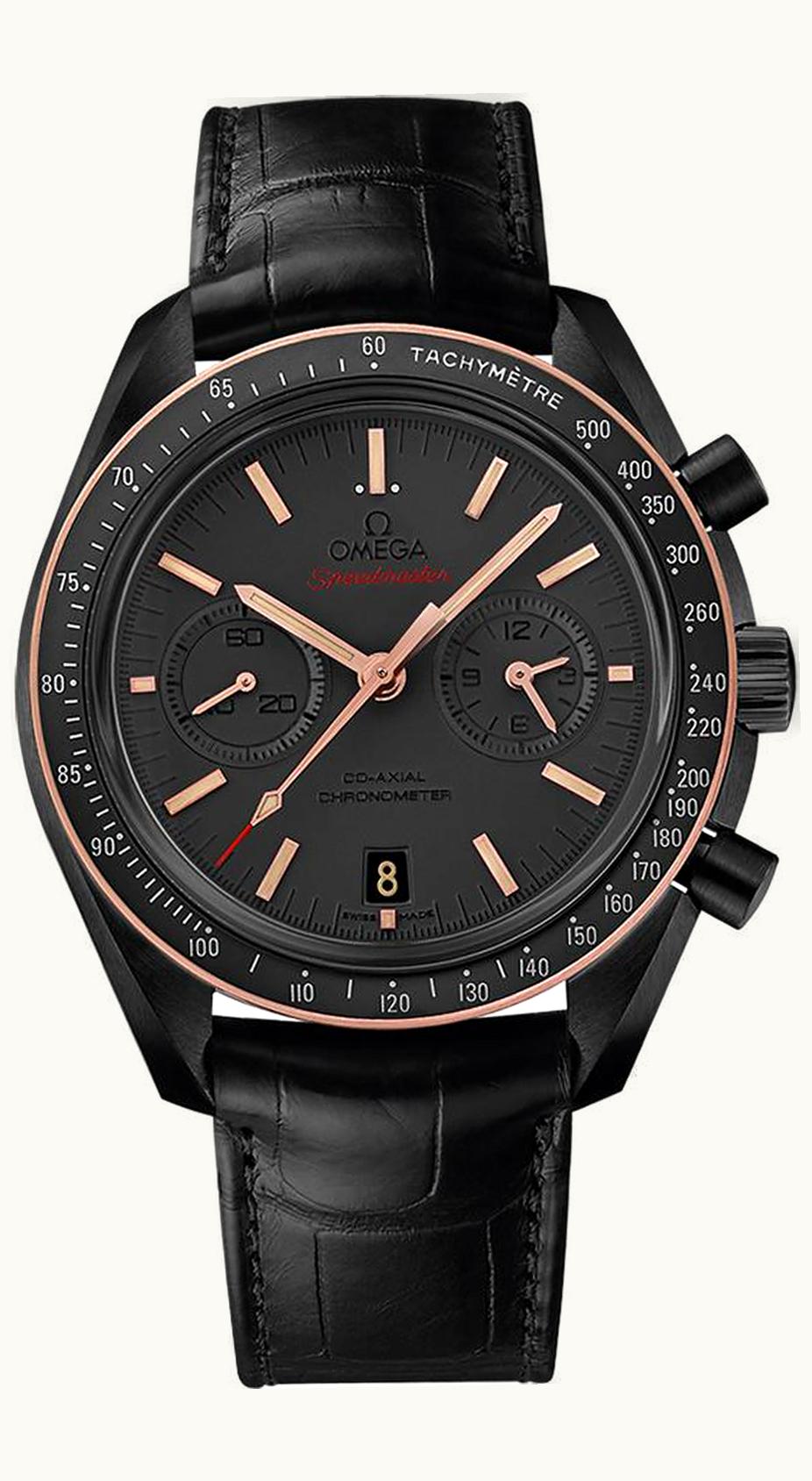 Omega Speedmaster Moonwatch Co-Axial Dark Side of the Moon Sedna Black