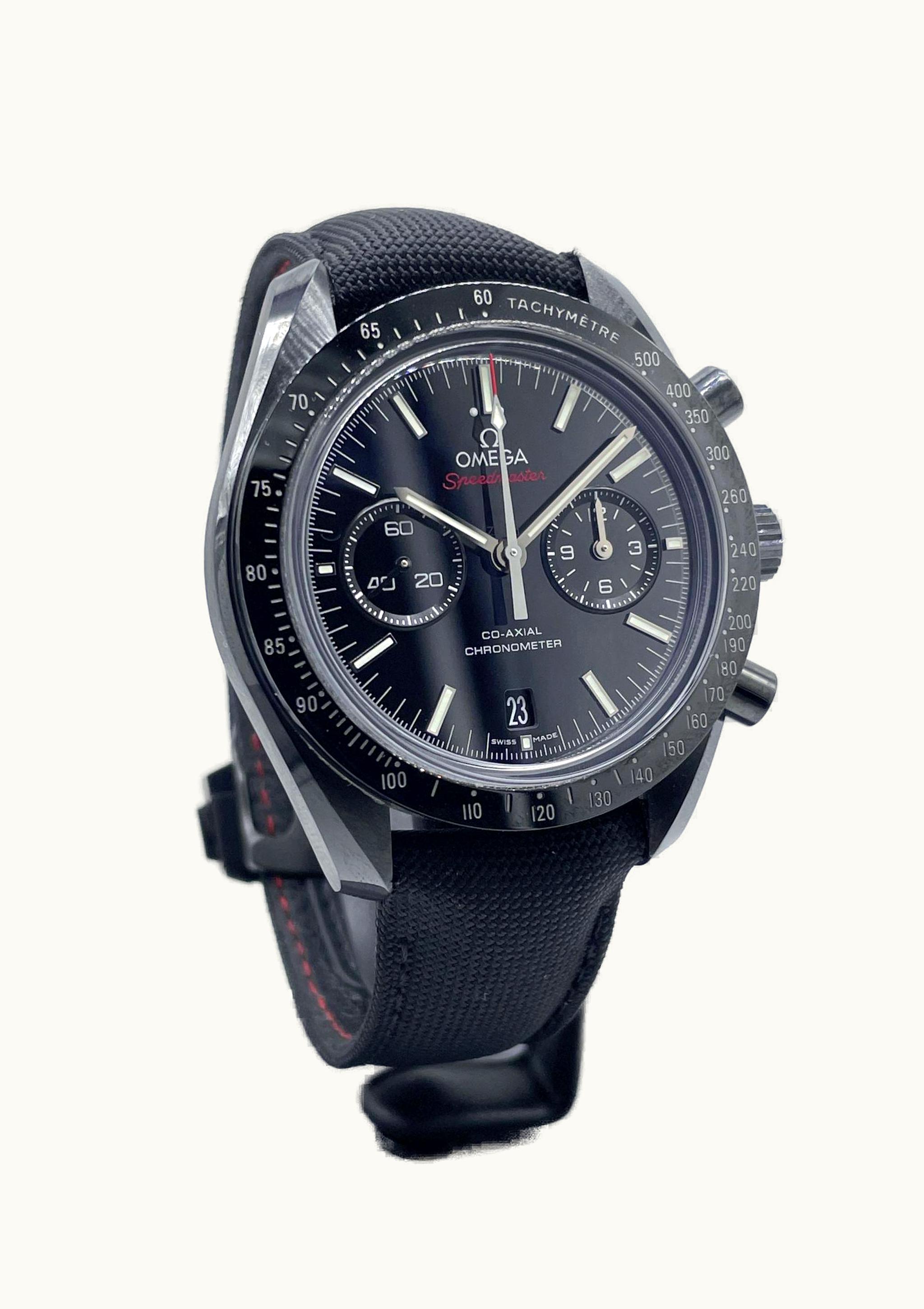 Omega Speedmaster Moonwatch Co-Axial Dark Side of the Moon Pitch Black