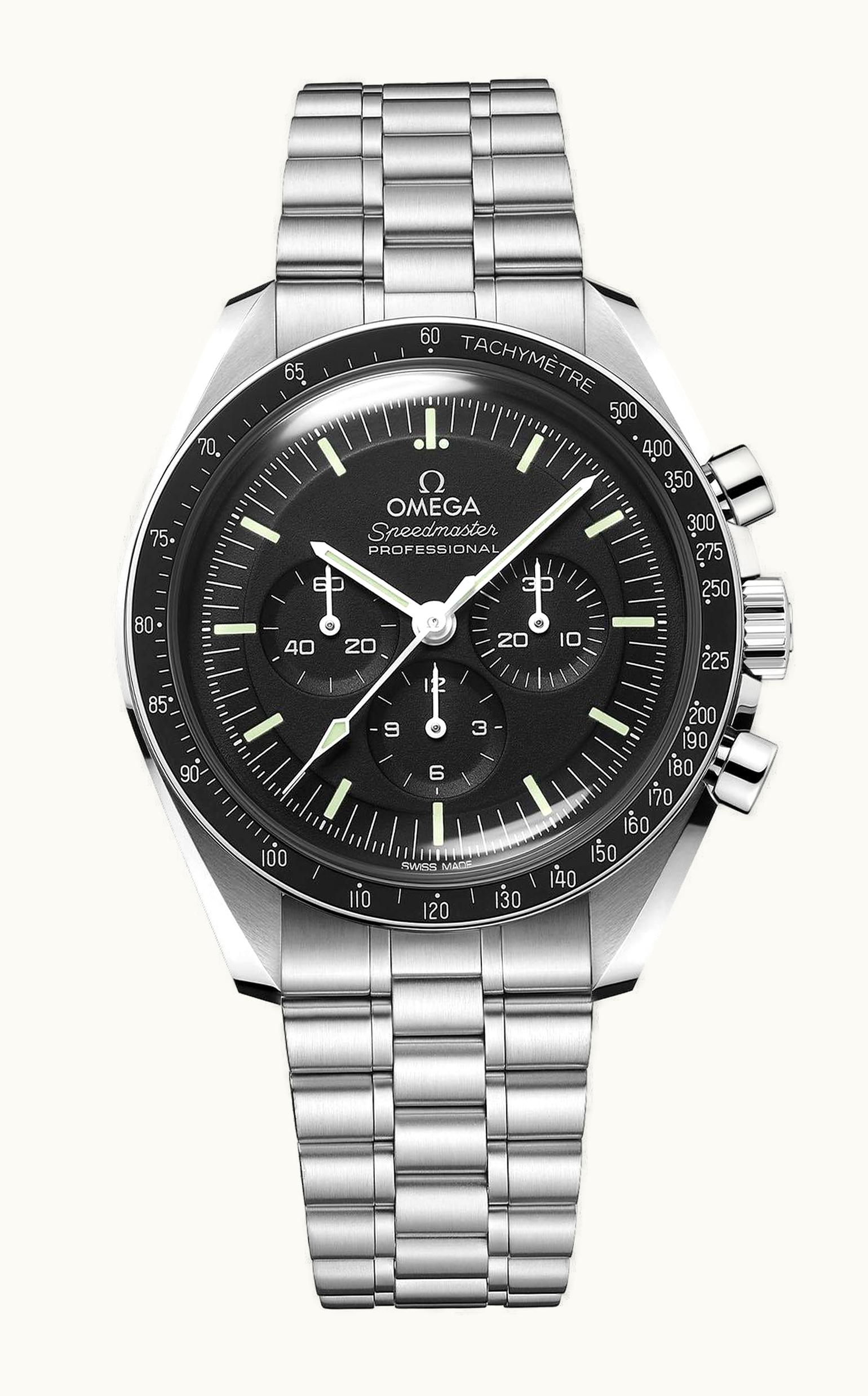 Omega Speedmaster Professional Moonwatch 3861 Stainless Steel / Black / Plexi / Bracelet