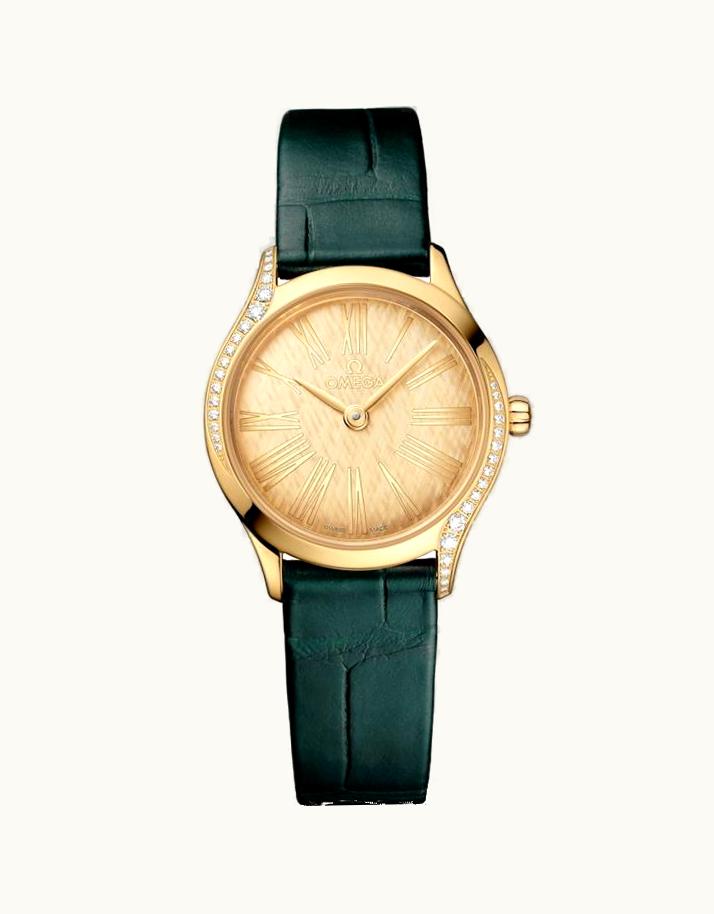 Omega Mini Trésor Quartz 26 Moonshine Gold - Diamond / Moonshine Gold